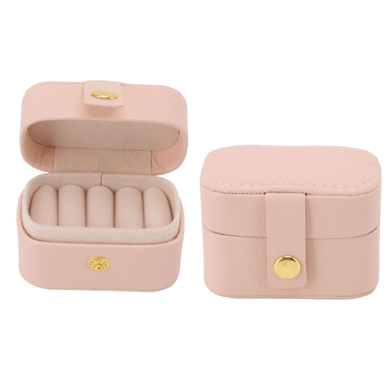 Mini Ring Storage Box PU Leather Small Jewelry Box Organizer Small Travel view 9