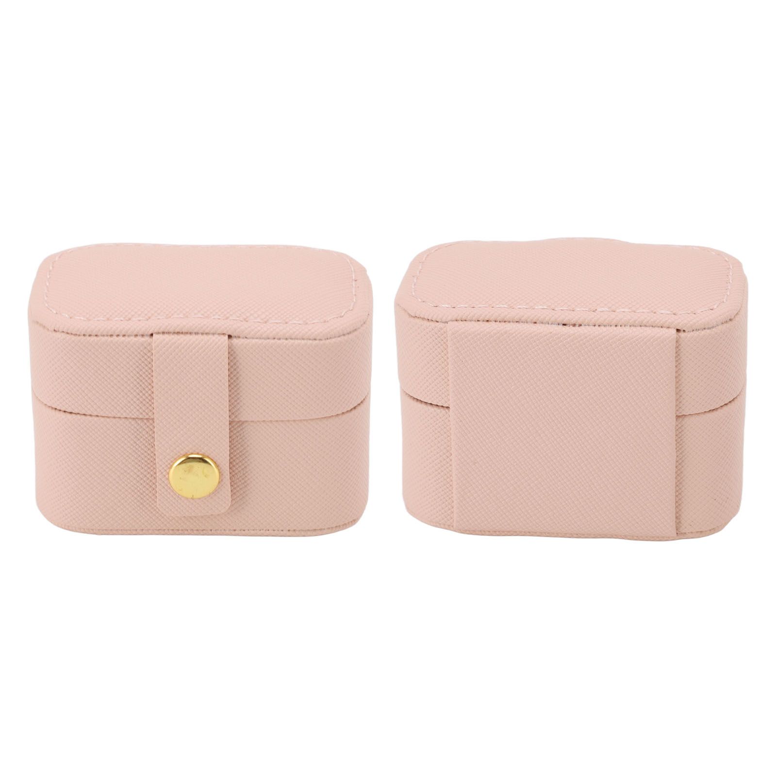 Mini Ring Storage Box PU Leather Small Jewelry Box Organizer Small Travel view 10
