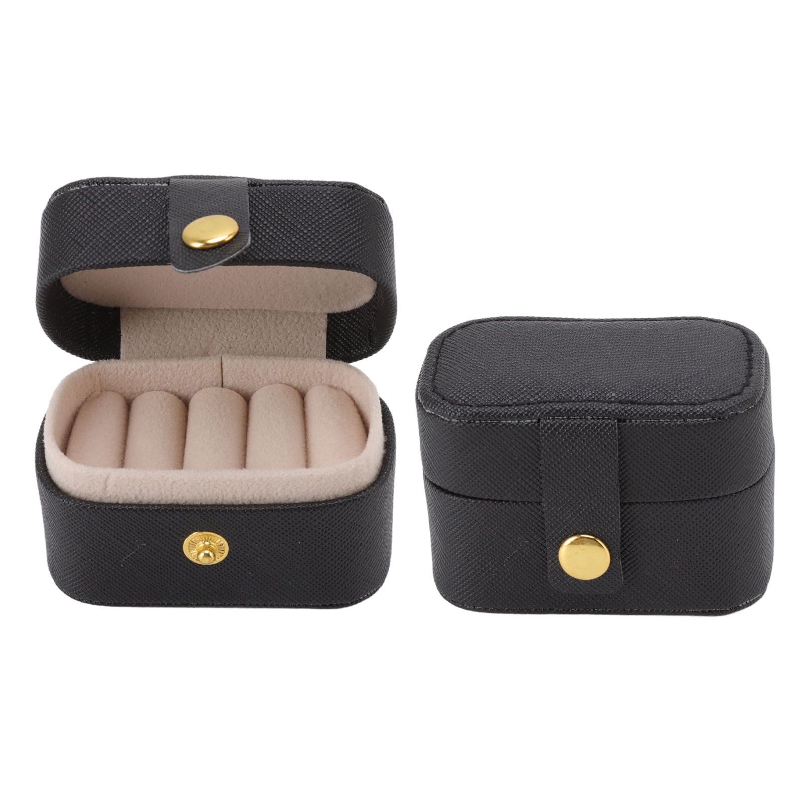 Mini Ring Storage Box PU Leather Small Jewelry Box Organizer Small Travel view 9