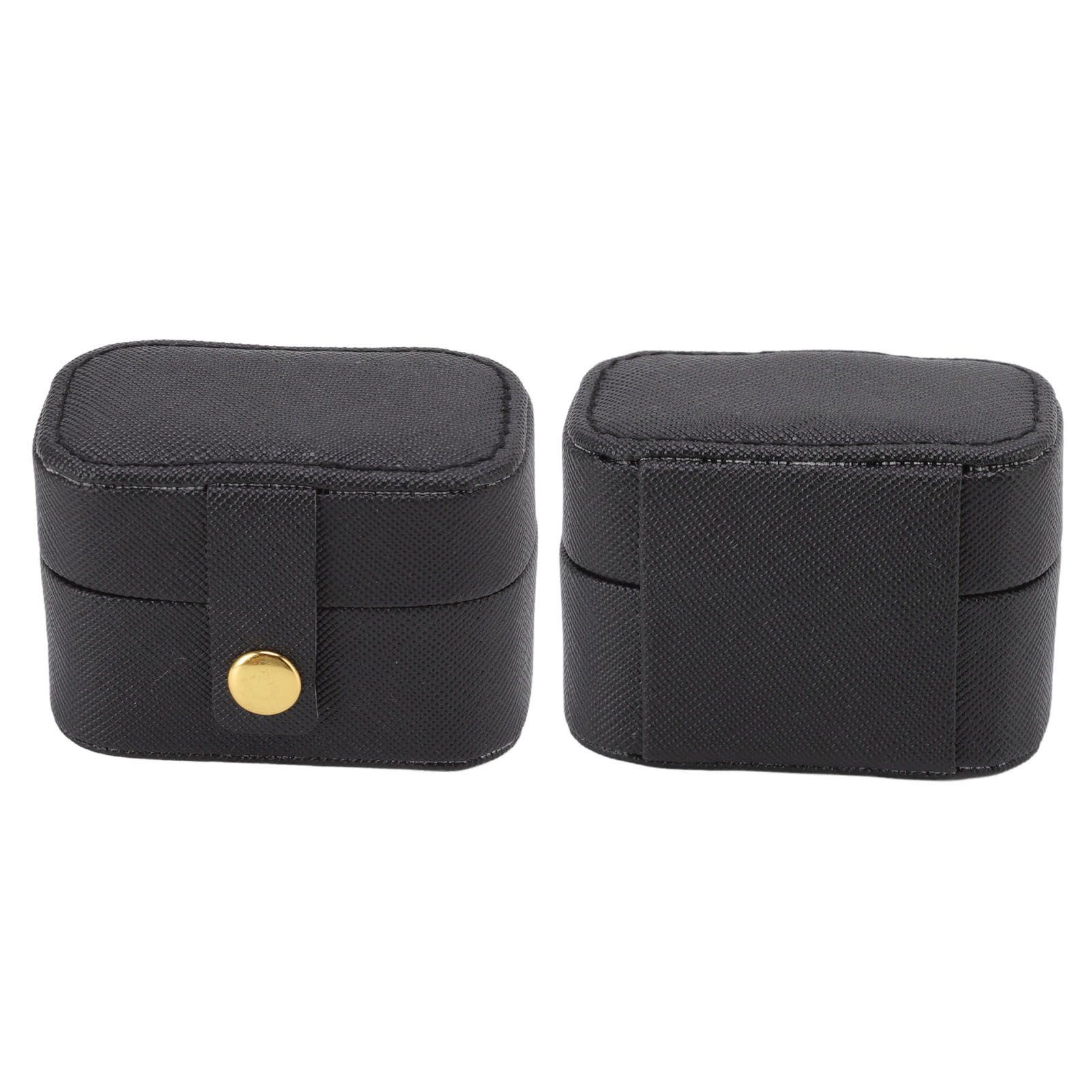 Mini Ring Storage Box PU Leather Small Jewelry Box Organizer Small Travel view 10