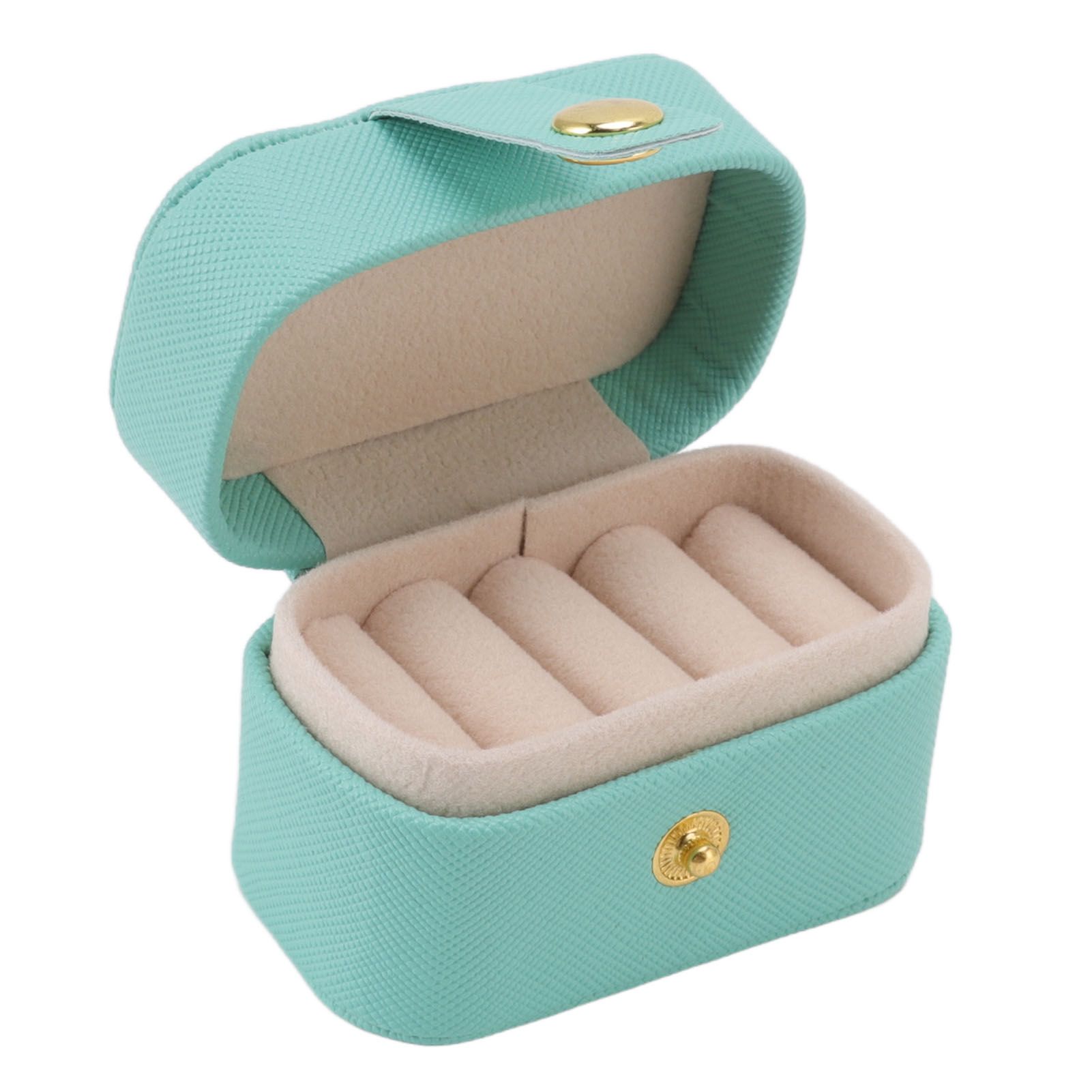 Mini Ring Storage Box PU Leather Small Jewelry Box Organizer Small Travel