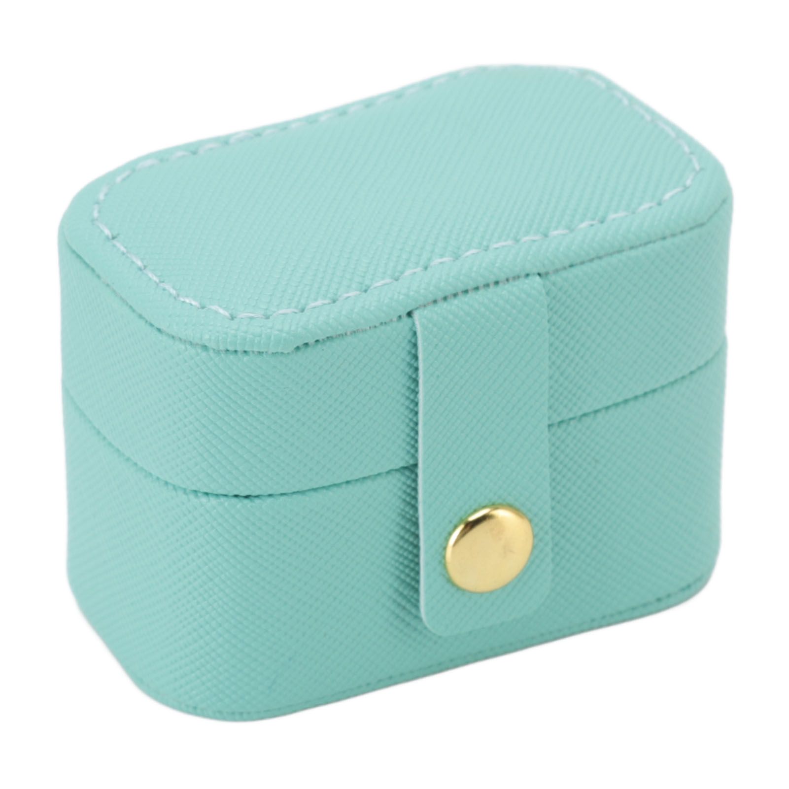 Mini Ring Storage Box PU Leather Small Jewelry Box Organizer Small Travel view 4