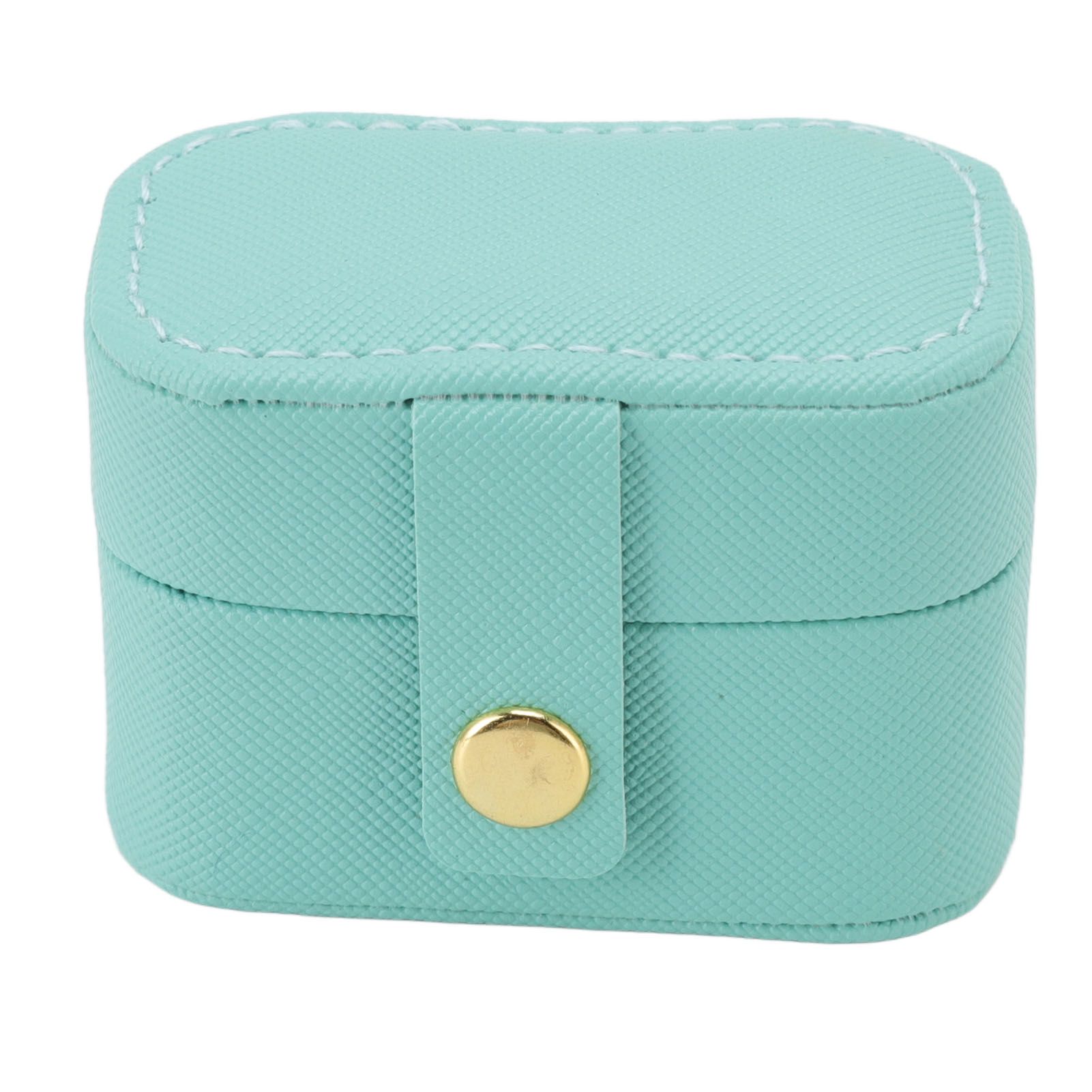 Mini Ring Storage Box PU Leather Small Jewelry Box Organizer Small Travel view 6