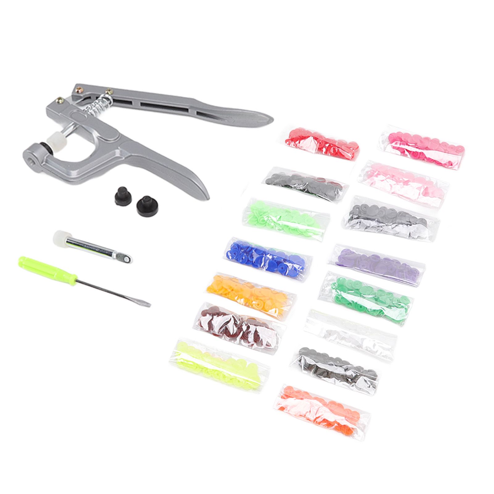 Plastic Snap Set Plastic Stainless Steel Practical Sewing Snaps Fasteners Kit view 3