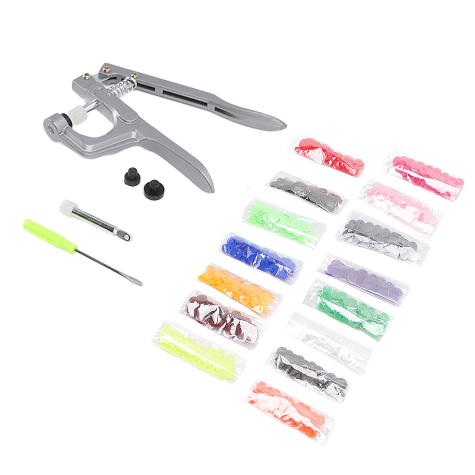 Plastic Snap Set Plastic Stainless Steel Practical Sewing Snaps Fasteners Kit view 8