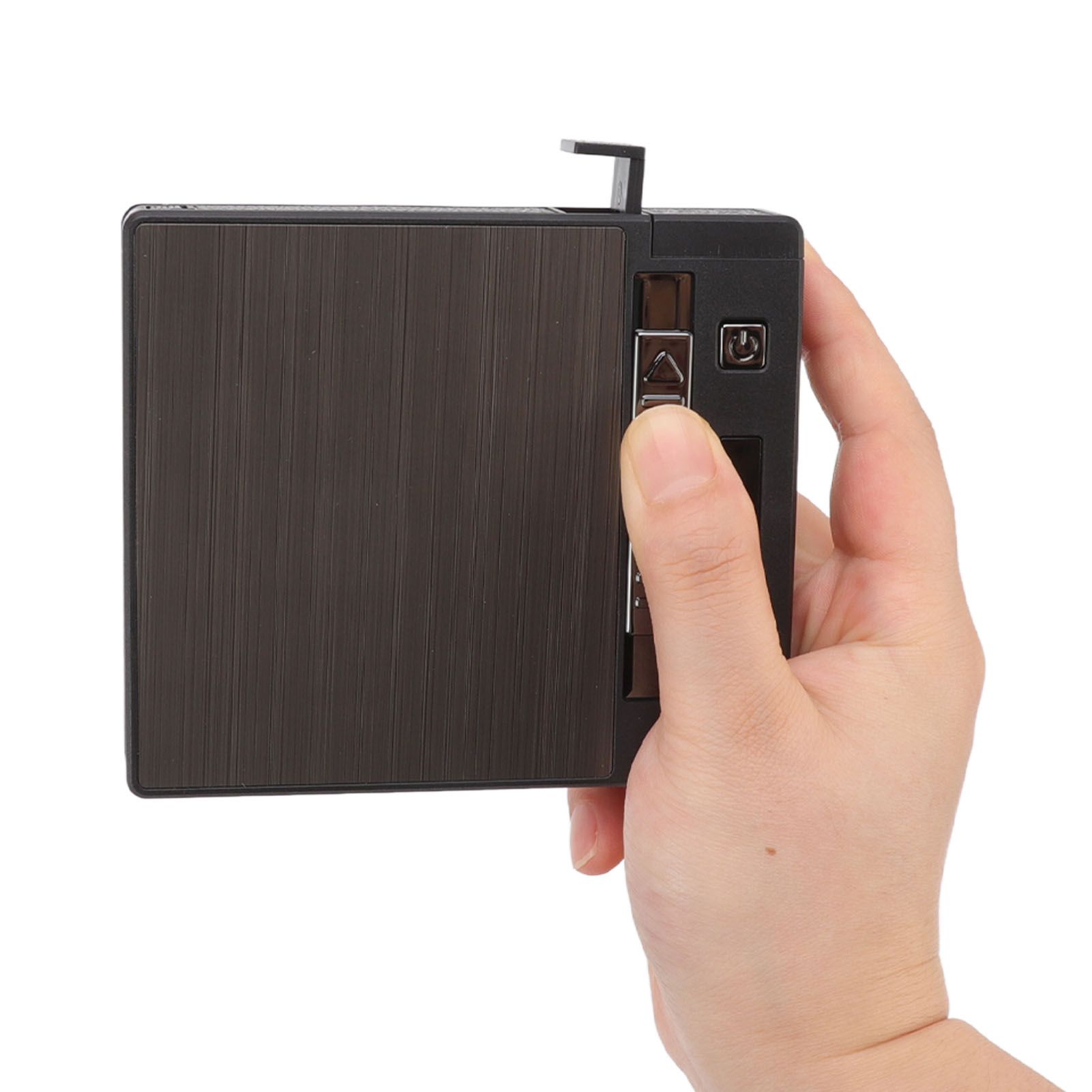 Cigarettes Case Box Automatic Ejection Holder with Dual Arc Lighter USB view 11