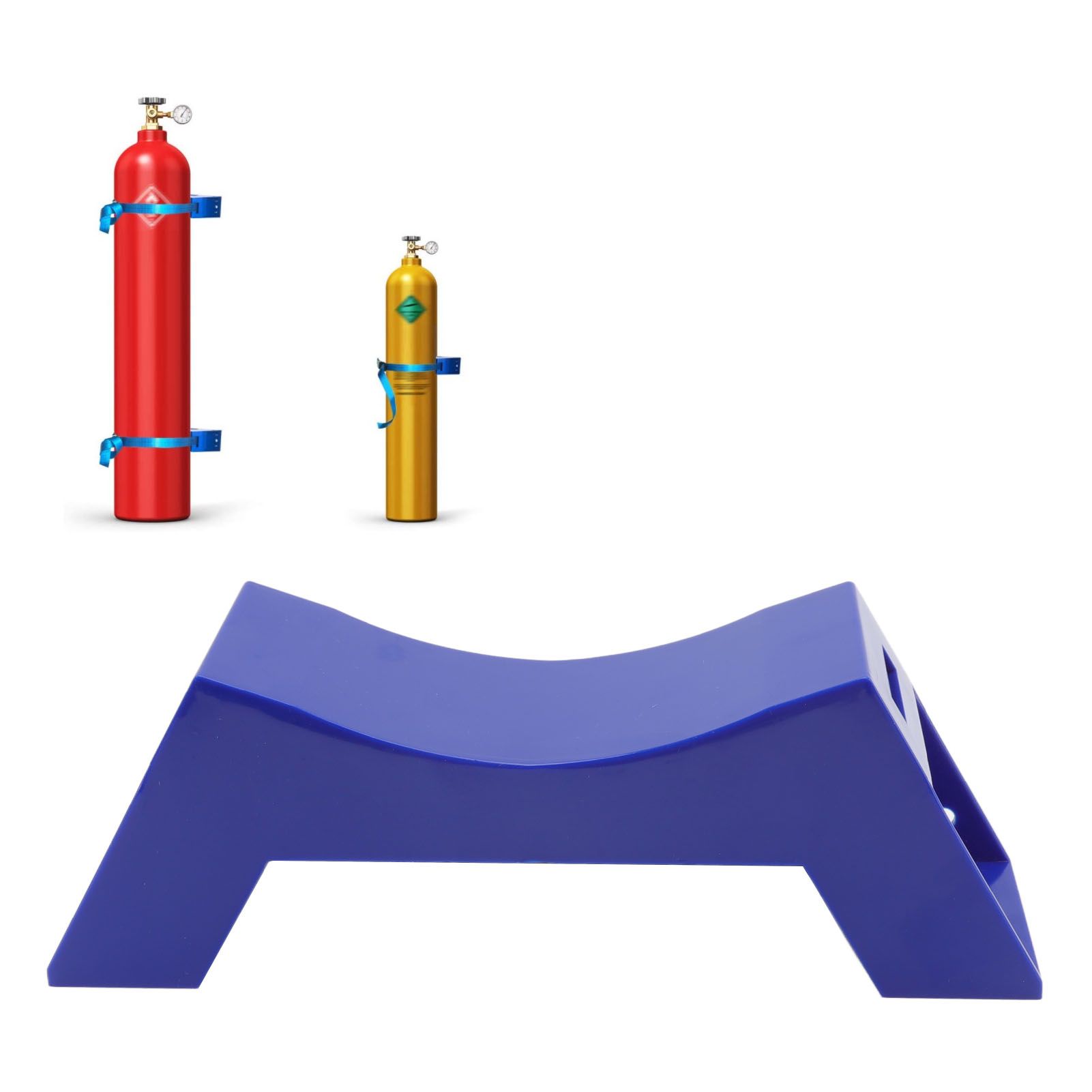 Gas Cylinder Holder Plastic Cylinder Wall Mounted Fixed Bracket with Expansion view 11