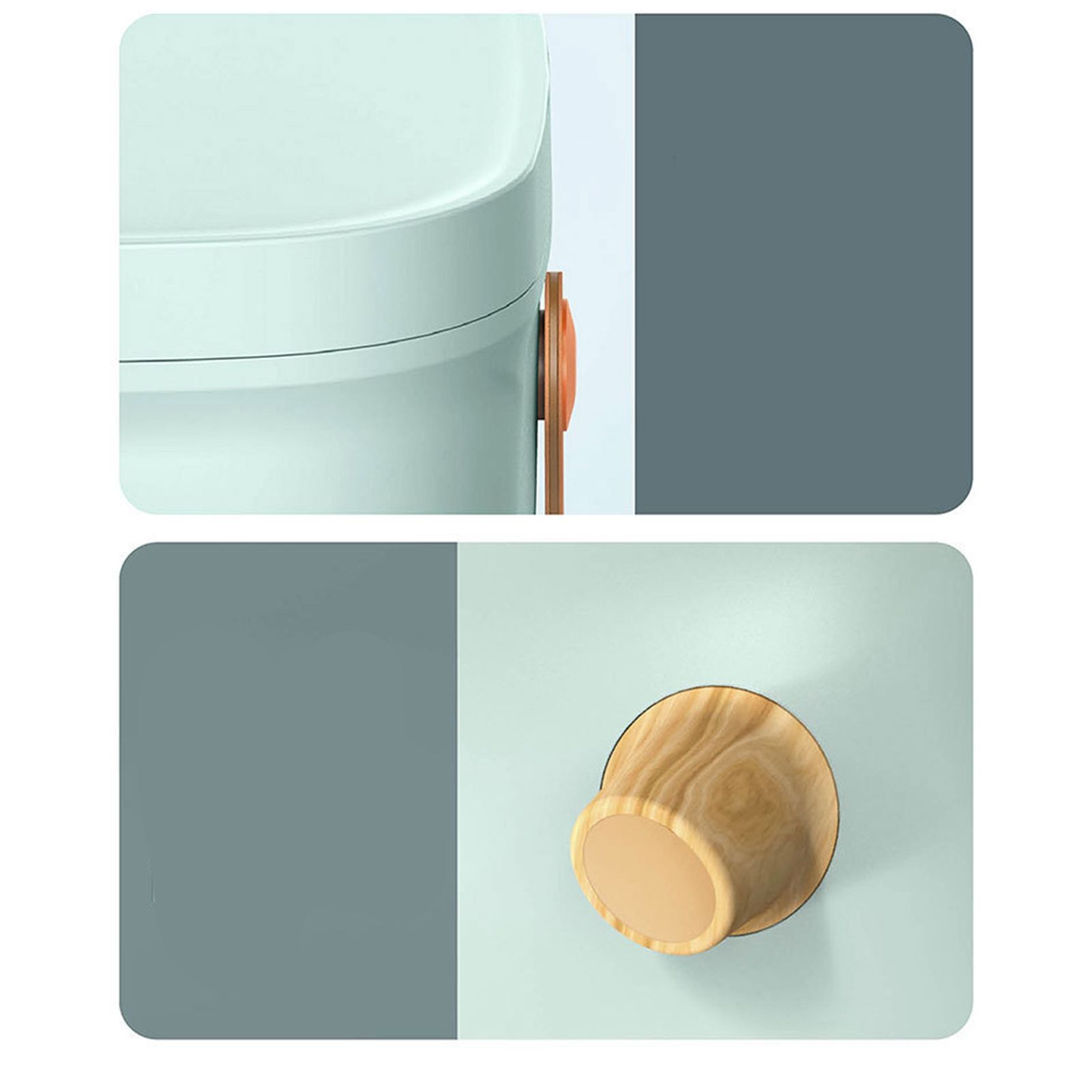 Plastic Medicine Storage Box Oval Double Layers Multi Grid Large Capacity view 10
