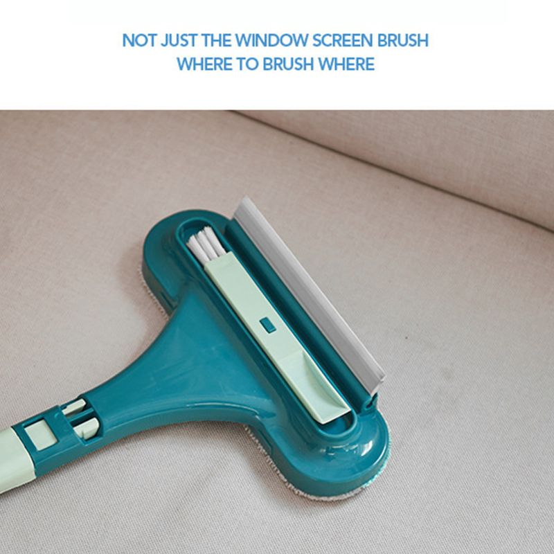 Double Sided Window Screen Wiper and Scrapper Multifunctional Window Squeegee view 3