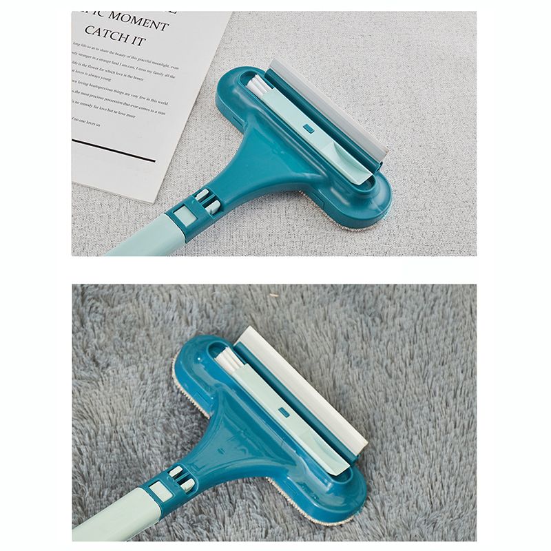 Double Sided Window Screen Wiper and Scrapper Multifunctional Window Squeegee view 4