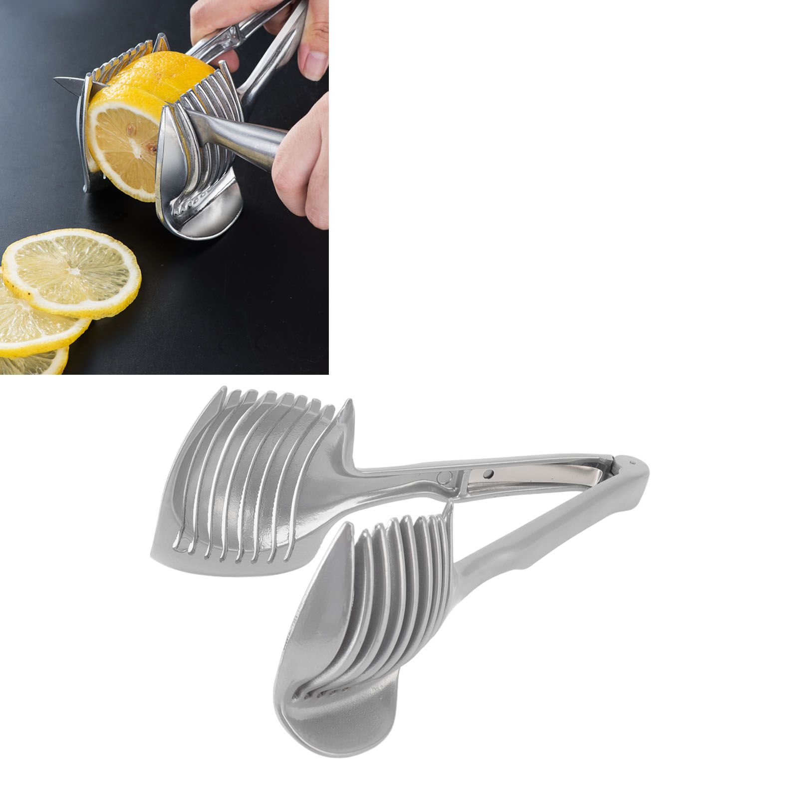 Lemon Slice Tool Aluminium Alloy Durable Eco Friendly Tongs Design Lemon Slice view 11