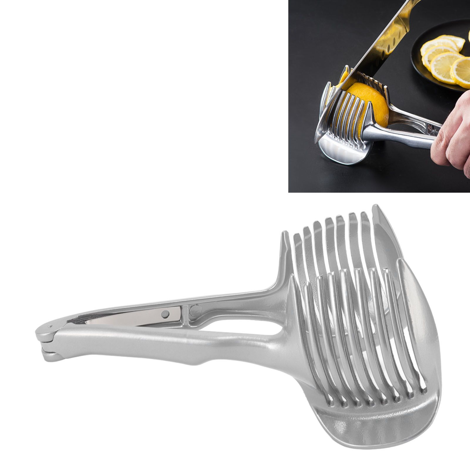 Lemon Slice Tool Aluminium Alloy Durable Eco Friendly Tongs Design Lemon Slice view 12