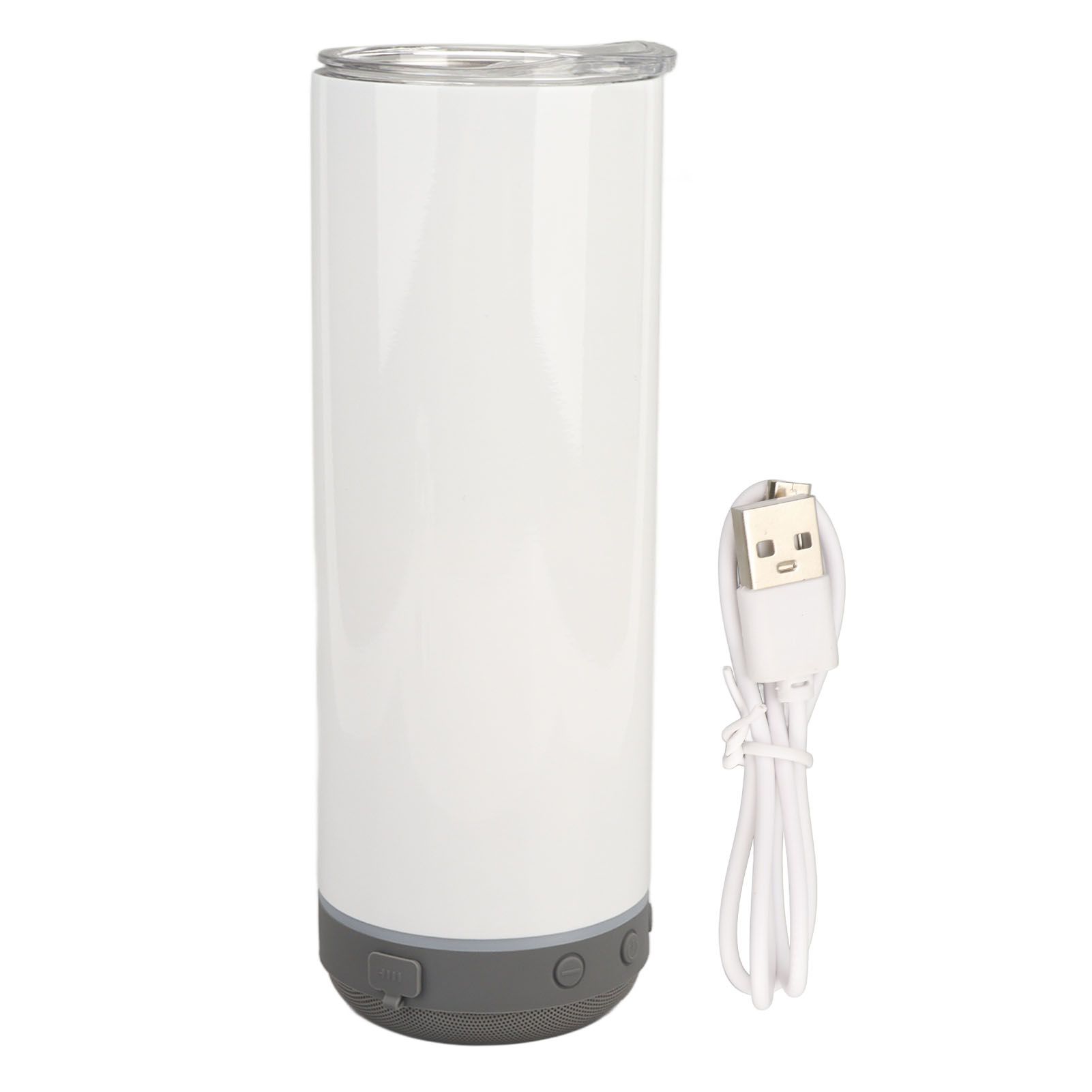 Sublimation Tumblers 20oz Straight Detachable Bluetooth Speaker Tumblers