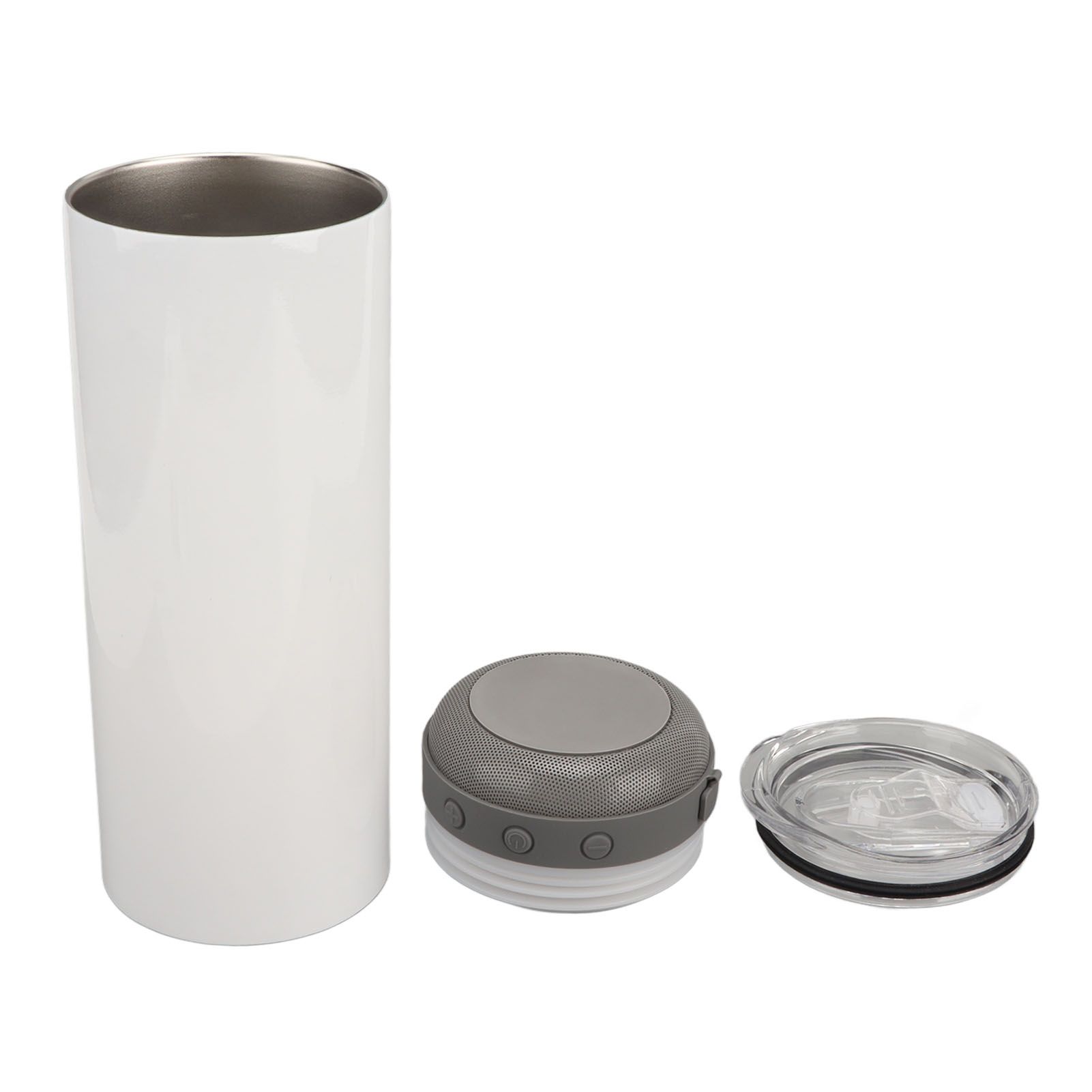 Sublimation Tumblers 20oz Straight Detachable Bluetooth Speaker Tumblers view 2