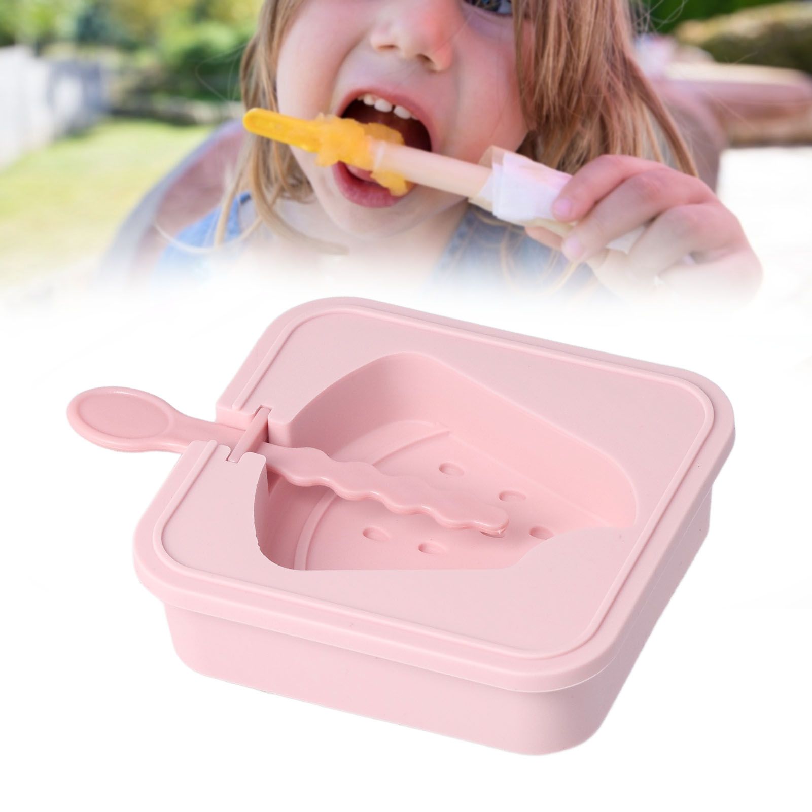Popsicle Molds Reusable Stackable DIY Silicone Ice Cream Popsicle Cakesickle view 11