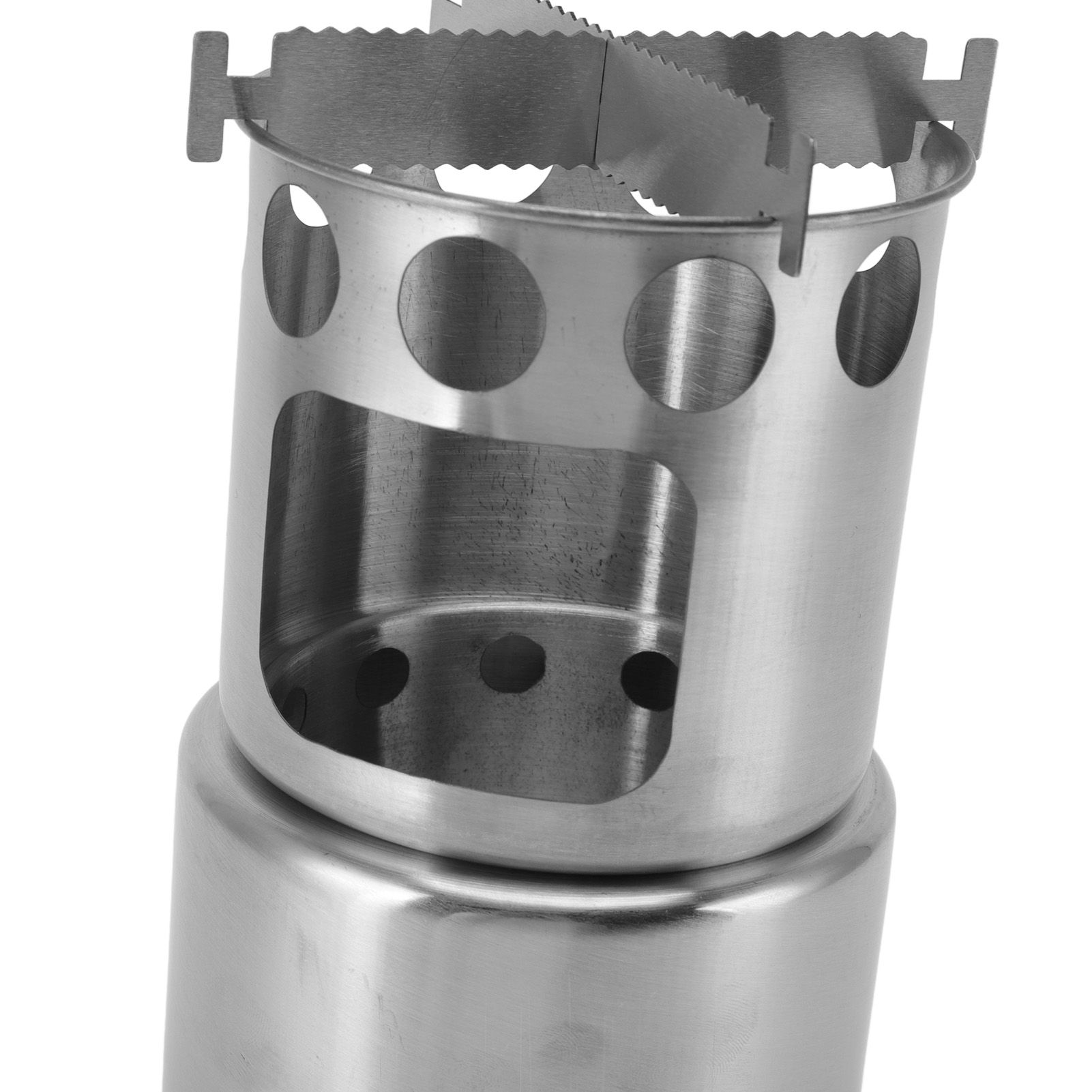 Wood Burning Camp Stove Stainless Steel Portable Stove for Wood Branches view 15