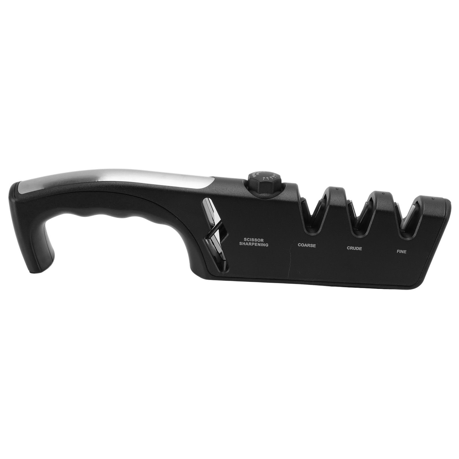 Knife Sharpener Diamond Black Ergonomic Multifunctional Adjustable 3 Stages view 6