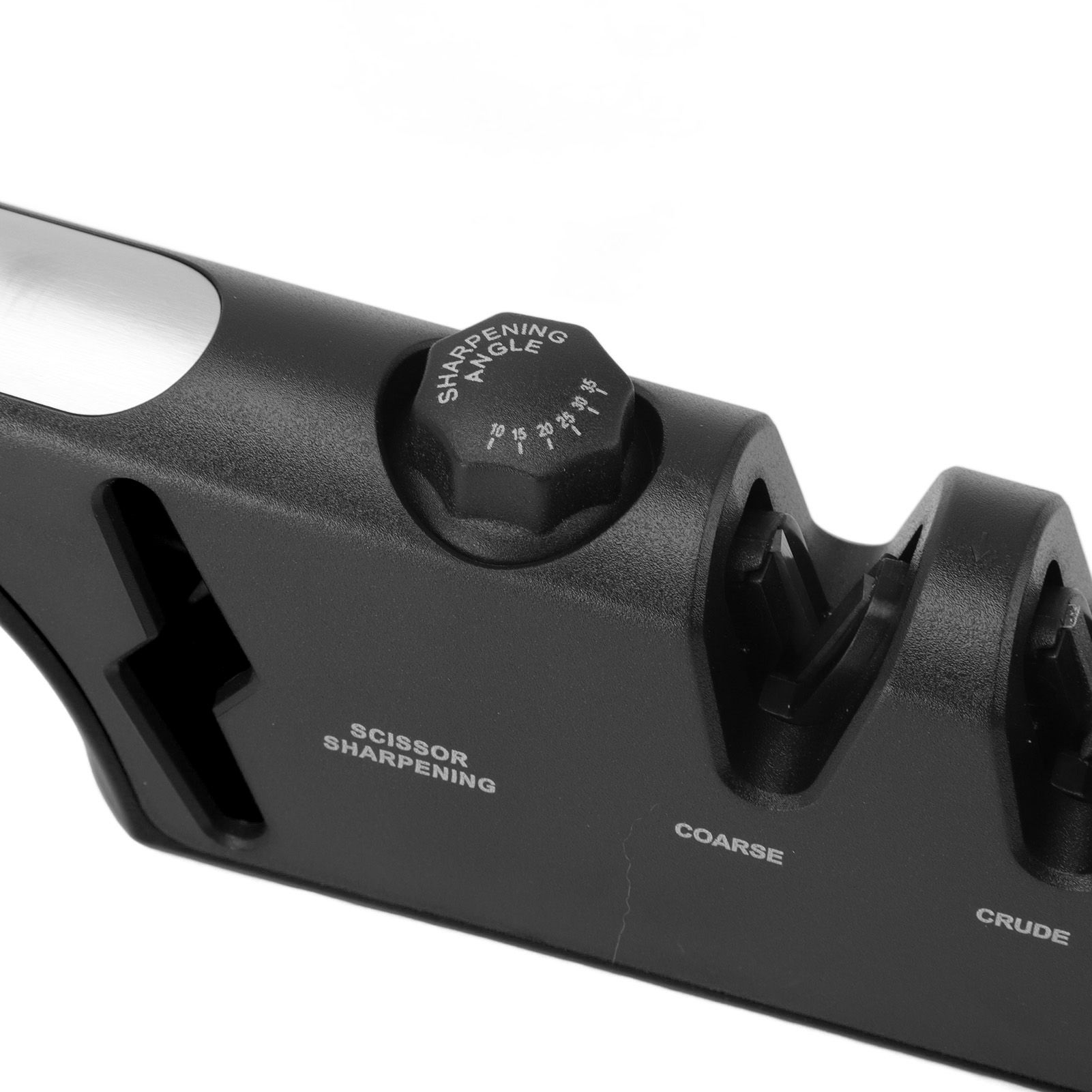 Knife Sharpener Diamond Black Ergonomic Multifunctional Adjustable 3 Stages view 15