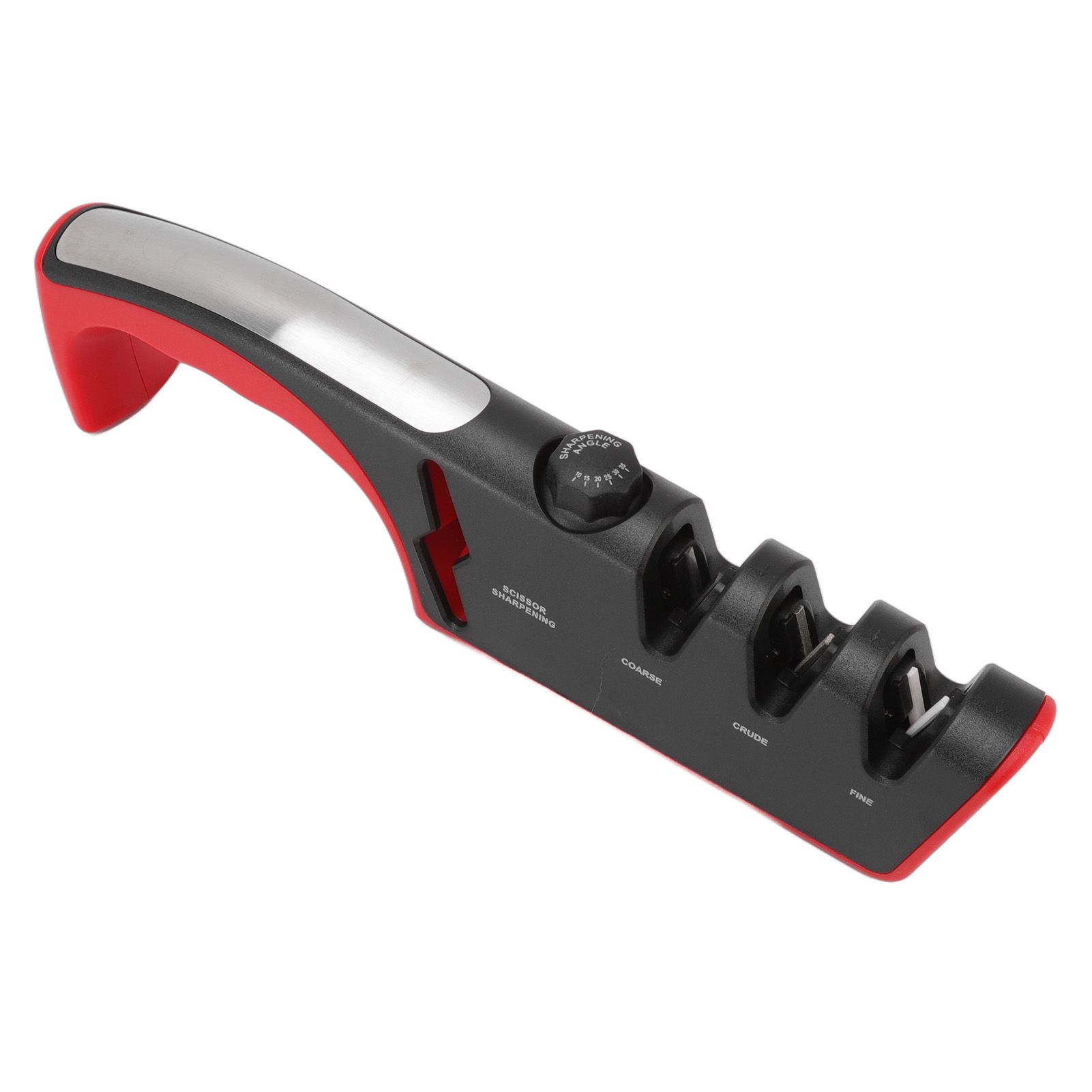 Knife Sharpener Diamond Black Ergonomic Multifunctional Adjustable 3 Stages view 3