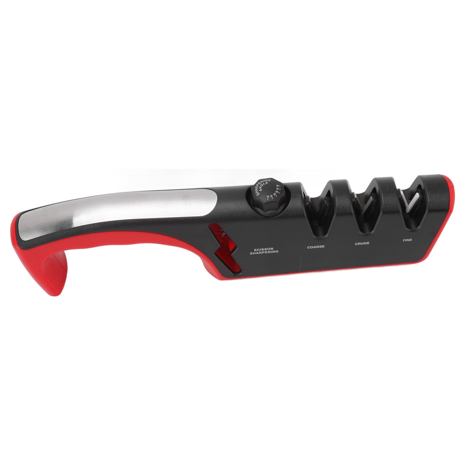 Knife Sharpener Diamond Black Ergonomic Multifunctional Adjustable 3 Stages view 4