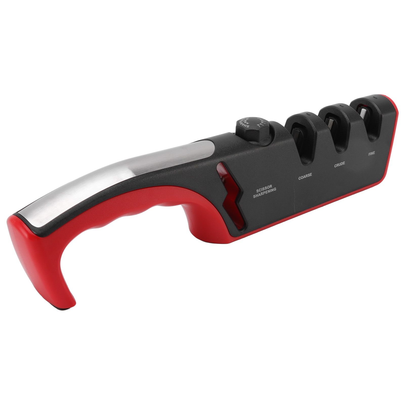 Knife Sharpener Diamond Black Ergonomic Multifunctional Adjustable 3 Stages view 5