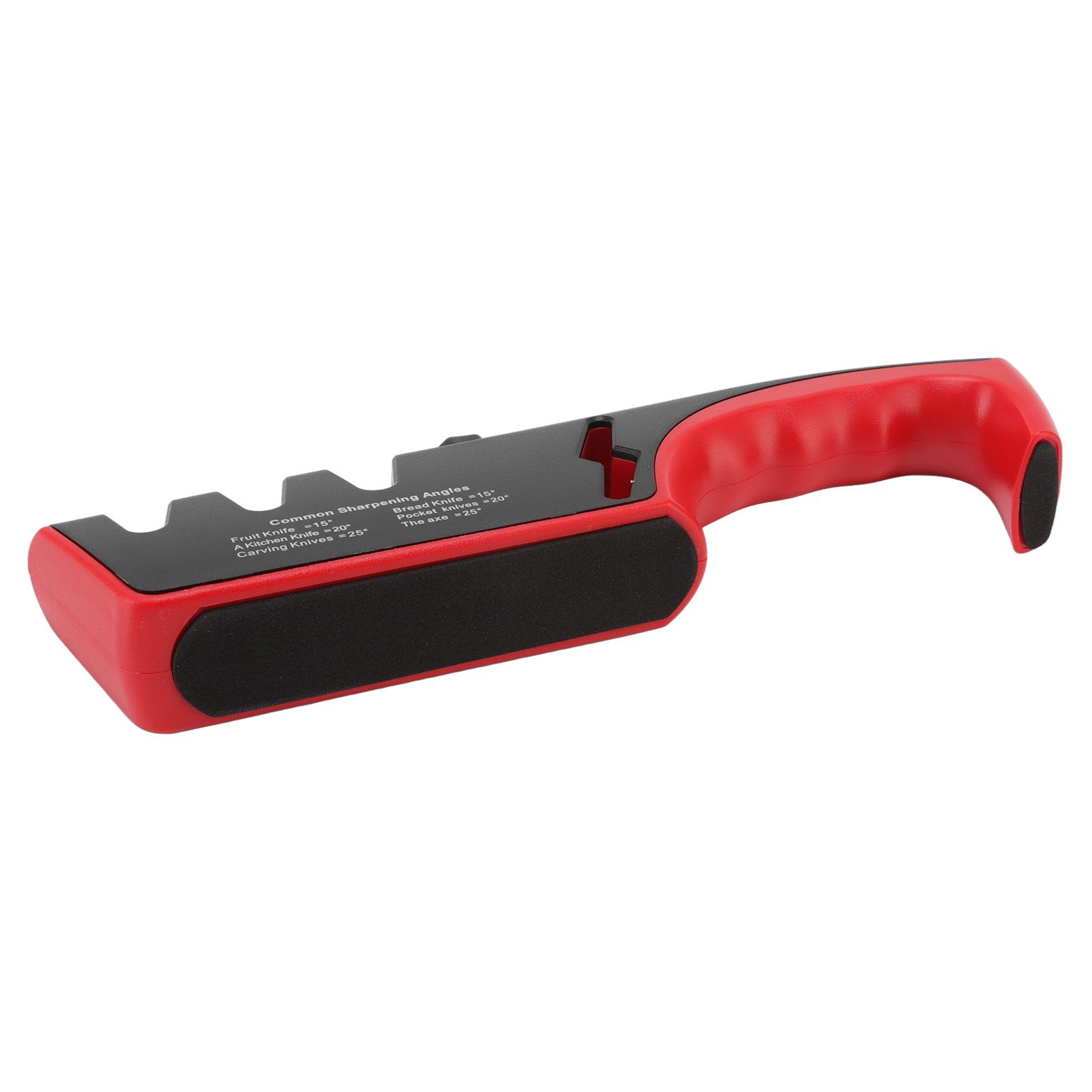 Knife Sharpener Diamond Black Ergonomic Multifunctional Adjustable 3 Stages view 9