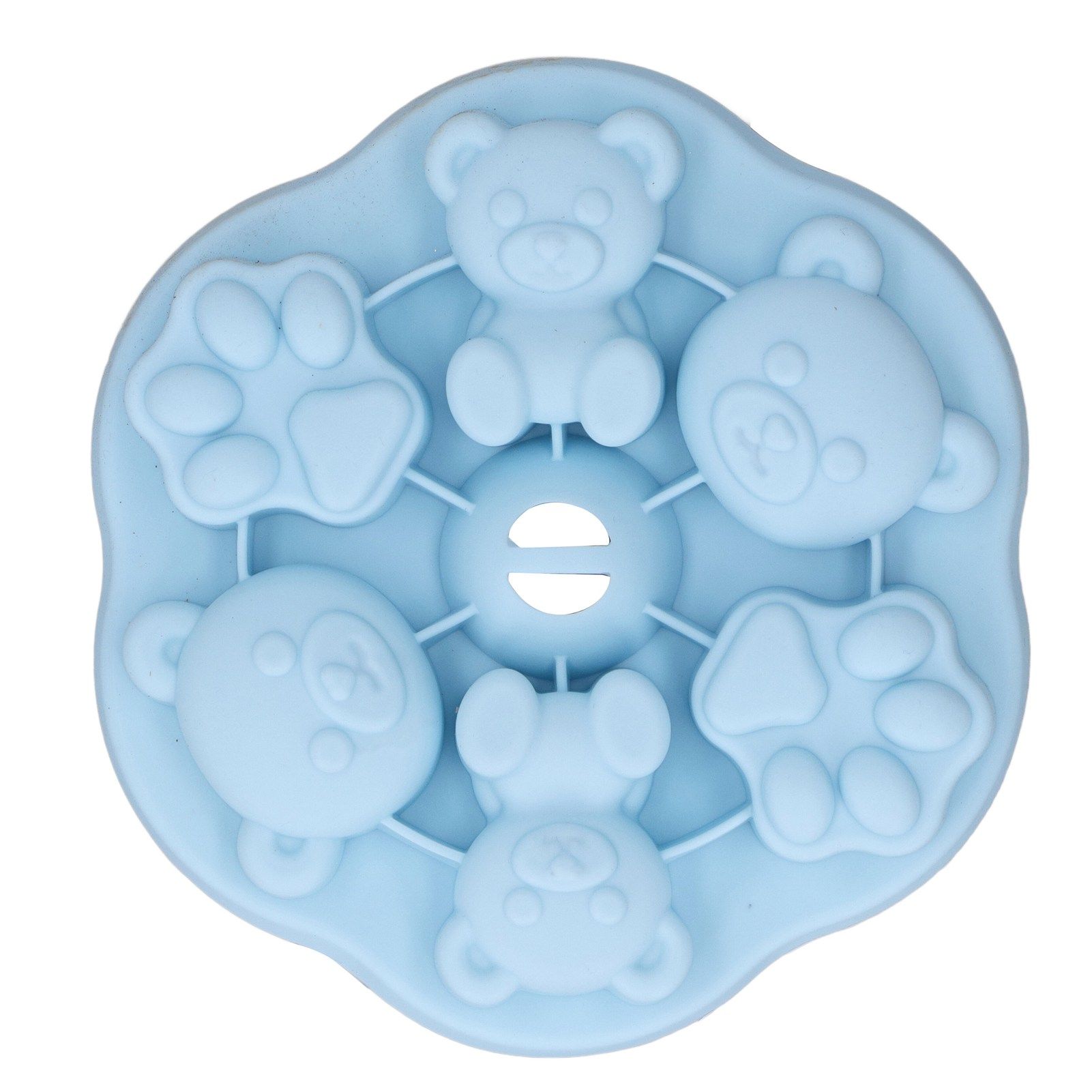 Jelly Mold Silicone Lovely Bear Cat Paw Ice Cube Cake Pudding Kitchen Mould view 15