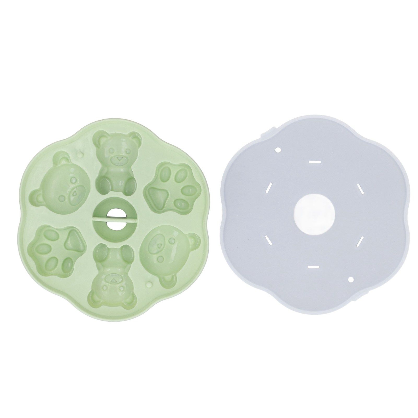 Jelly Mold Silicone Lovely Bear Cat Paw Ice Cube Cake Pudding Kitchen Mould