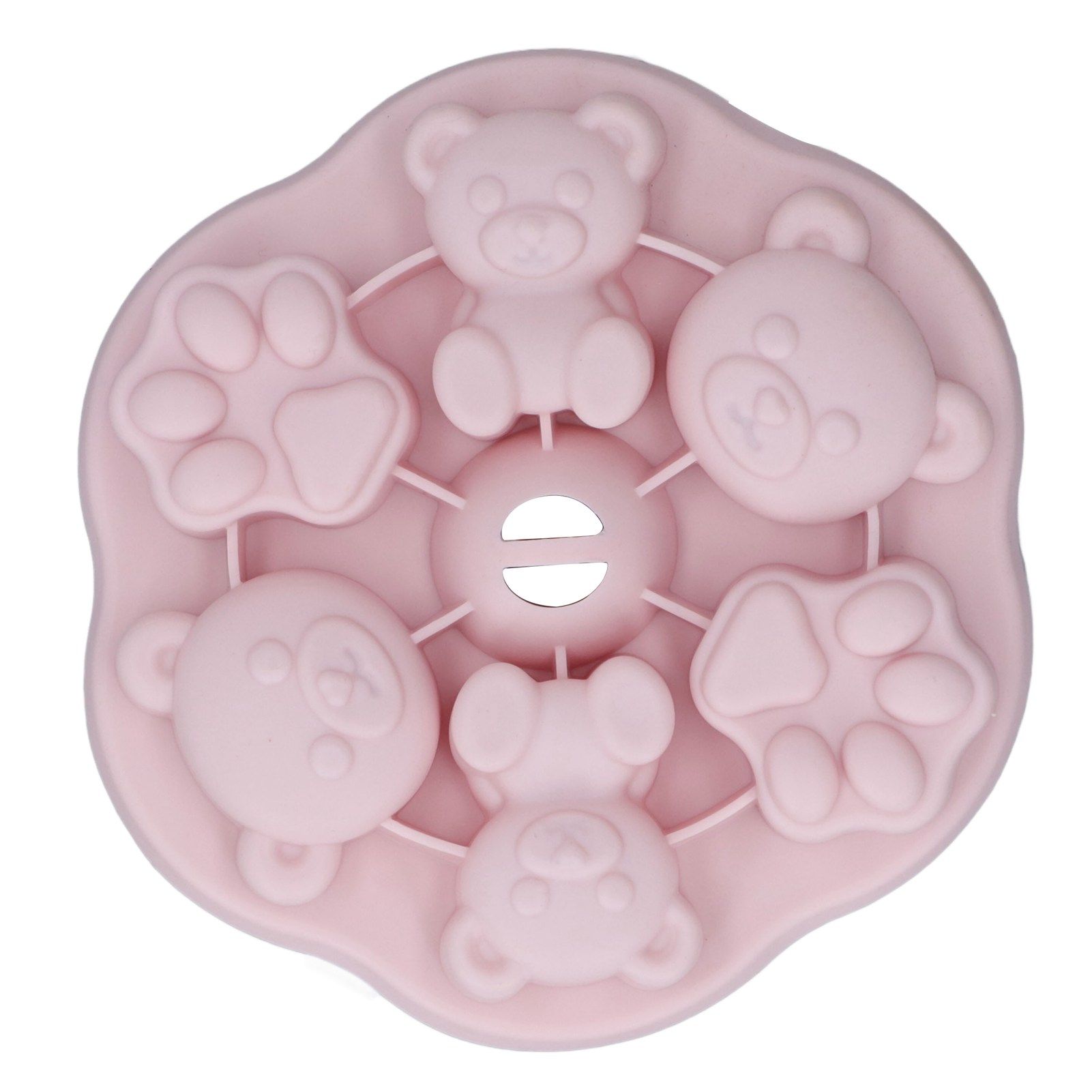 Jelly Mold Silicone Lovely Bear Cat Paw Ice Cube Cake Pudding Kitchen Mould view 14