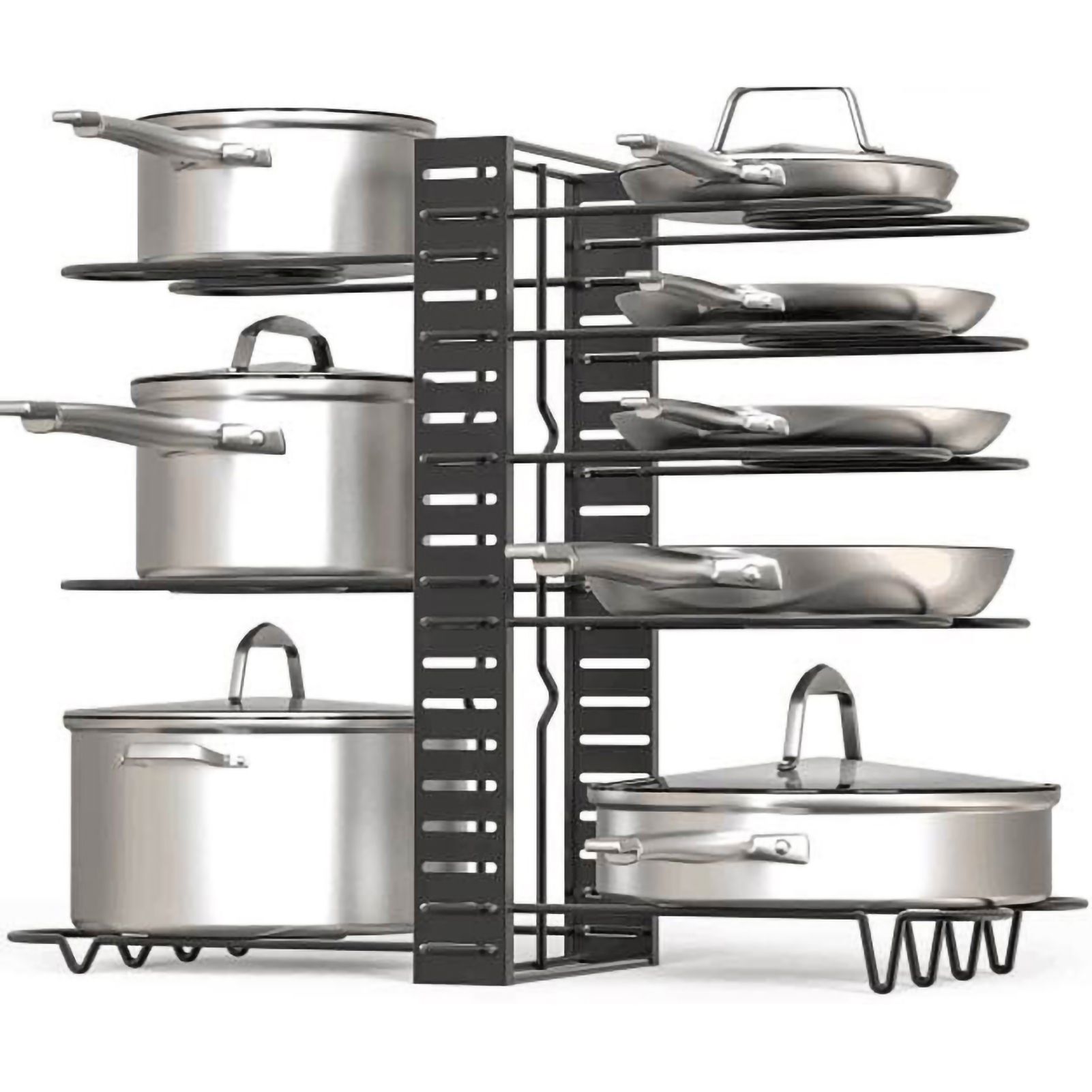 Multi Layer Pot Shelf Thicken Iron Art Pot Holder for Cutting Board Chopping