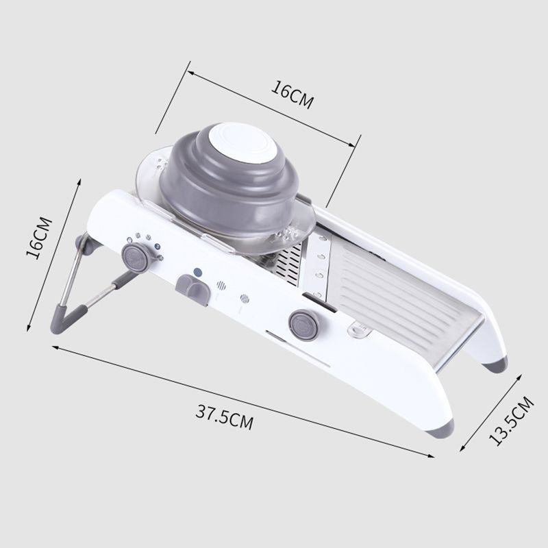 Multifunctional Vegetable Cutter Stainless Steel Slicing Machine Kitchen Fruit view 2