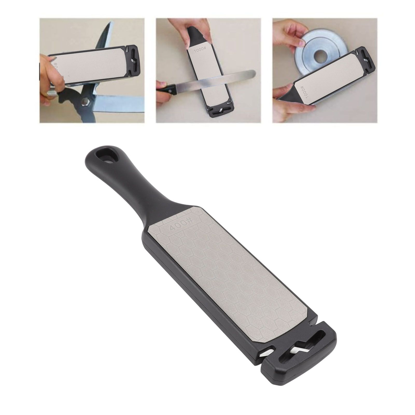 Fast Emery Knife Sharpener Double Sided Sharpening Stone Household view 11