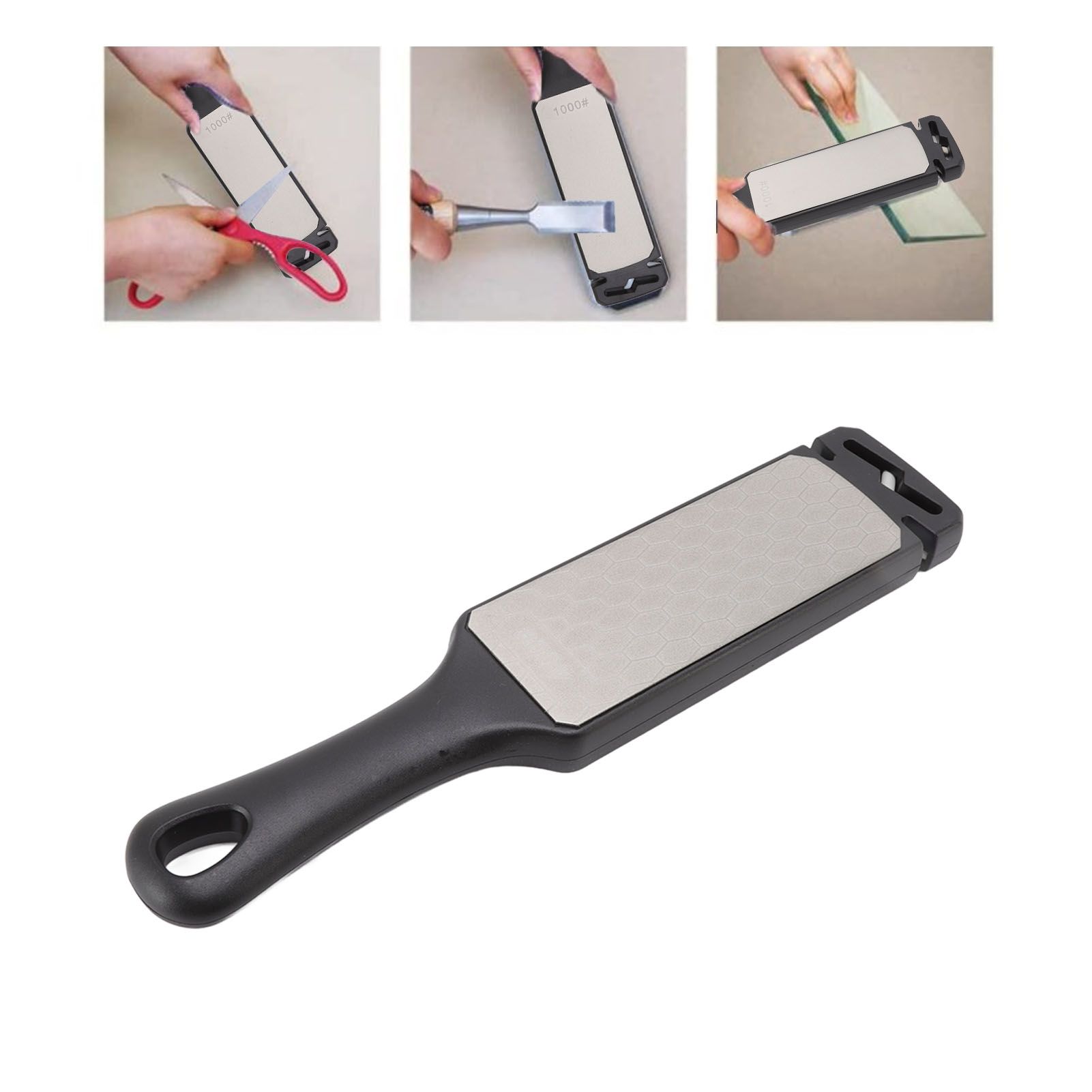 Fast Emery Knife Sharpener Double Sided Sharpening Stone Household view 12