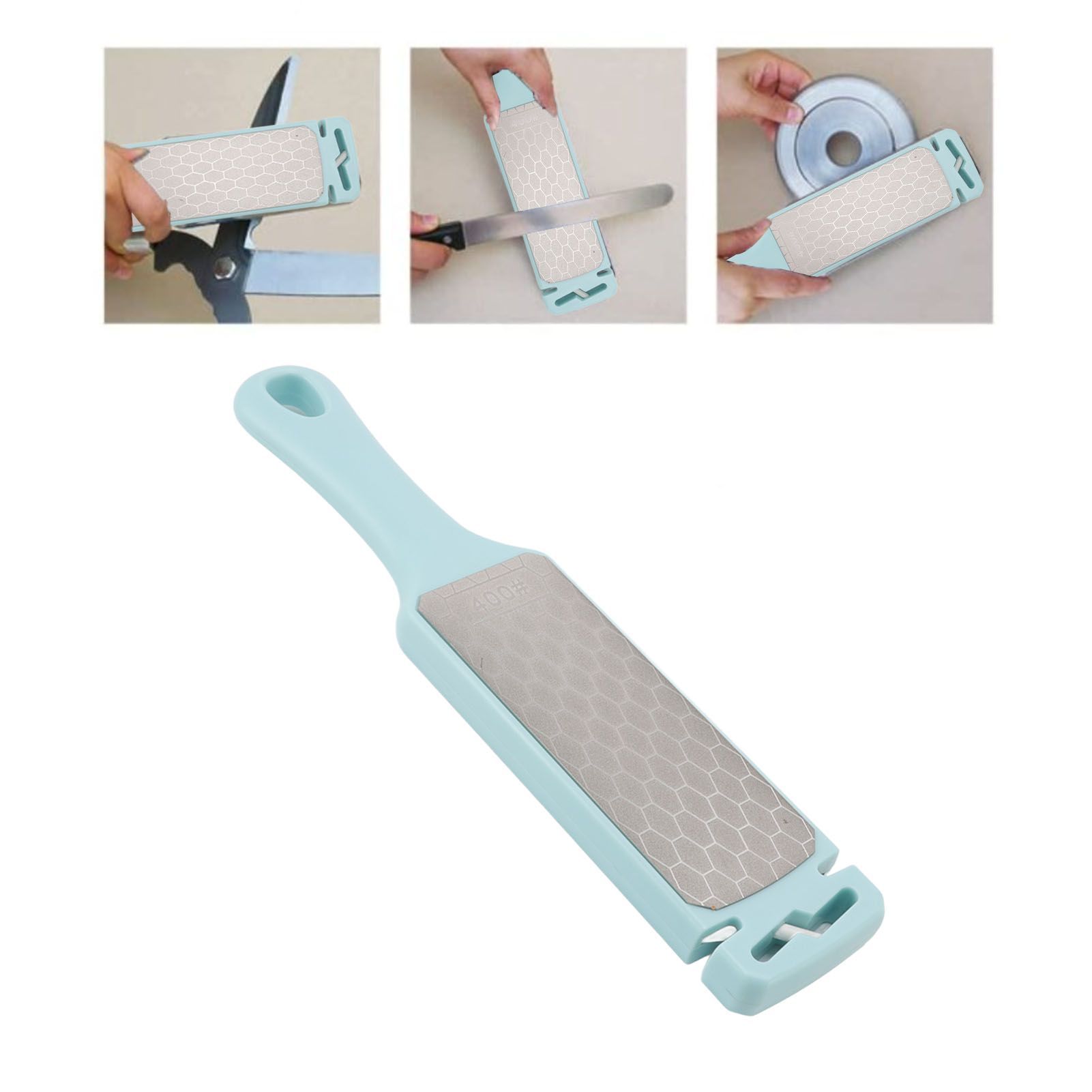 Fast Emery Knife Sharpener Double Sided Sharpening Stone Household view 11
