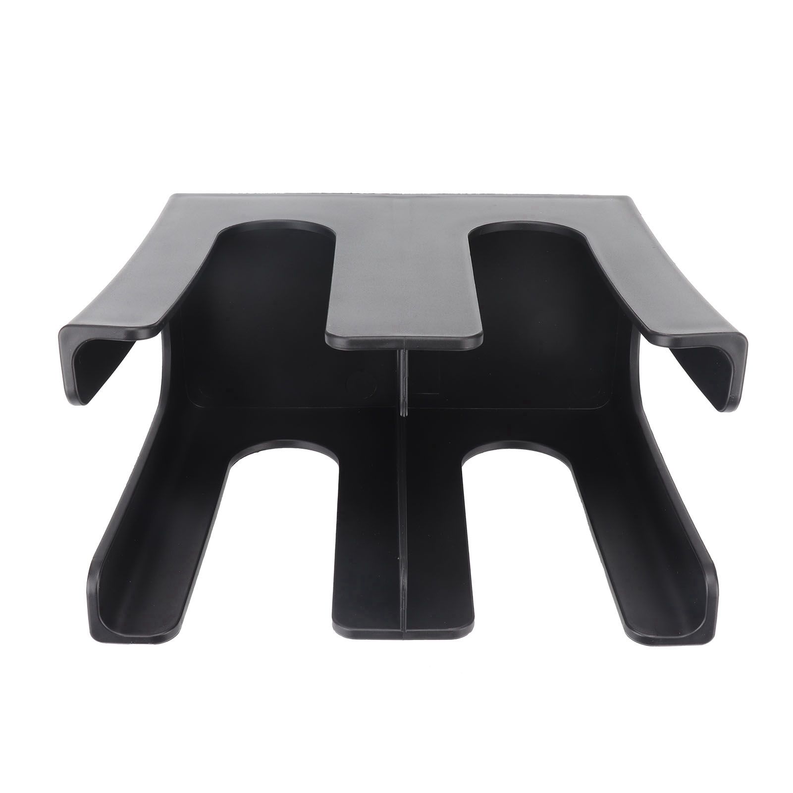 Cup and Lid Holder Plastic Straight 2 Compartments Black Paper Cup Holder view 15