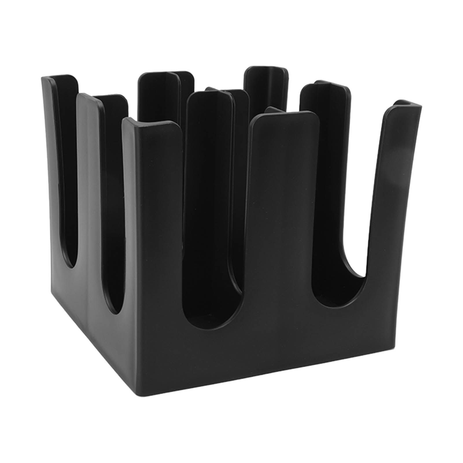 Square 4 Grids Disposable Coffee Cup Dispenser Organizer Plastic Cup and Lid