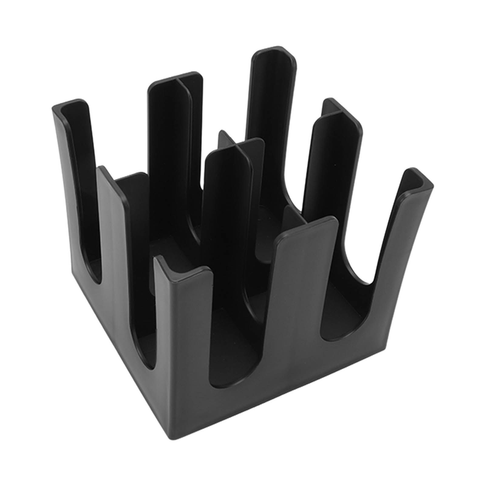 Square 4 Grids Disposable Coffee Cup Dispenser Organizer Plastic Cup and Lid view 5