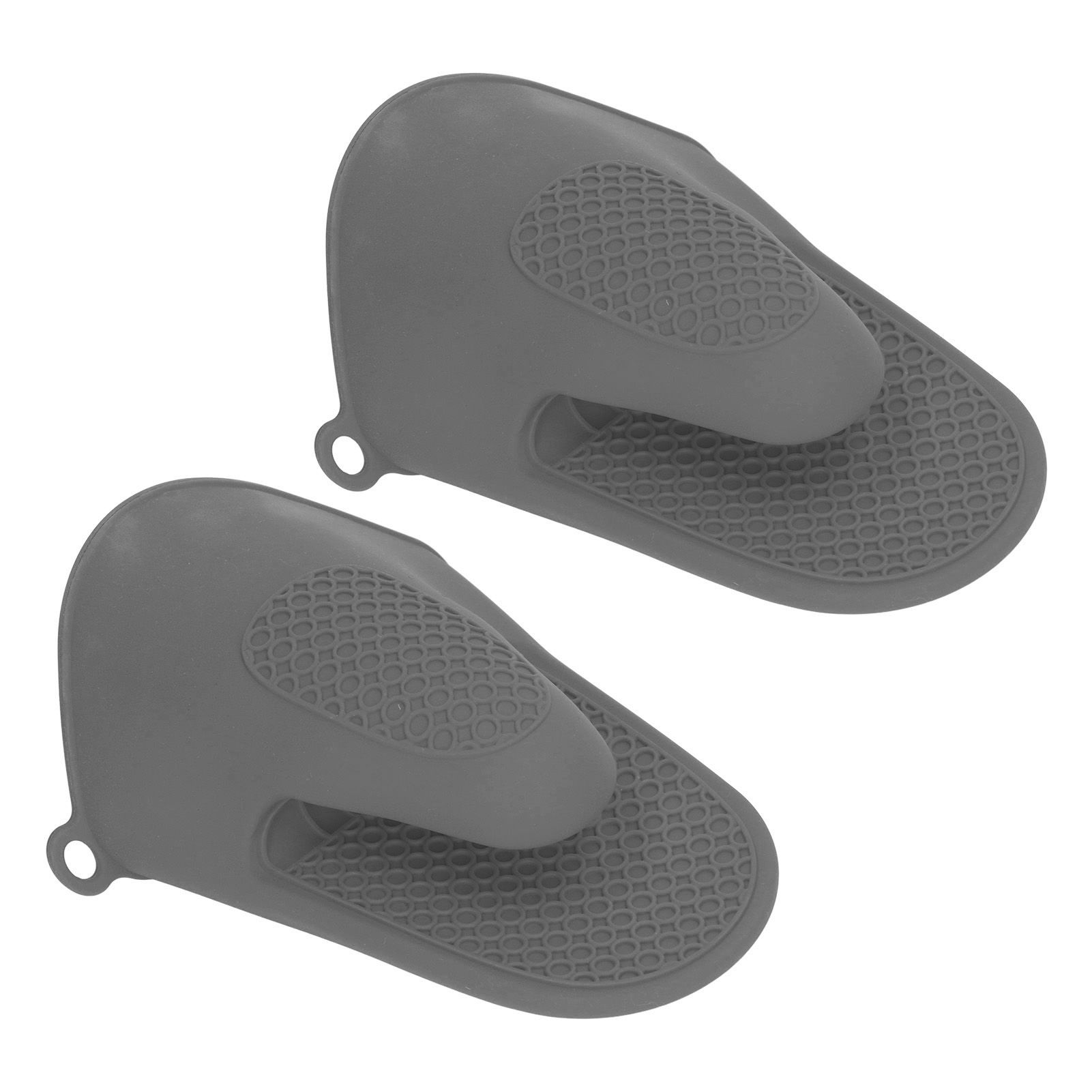 2pcs Oven Mitts Mini Silicone Thickened Anti Scalding Cooking Pinch Mitts for view 3