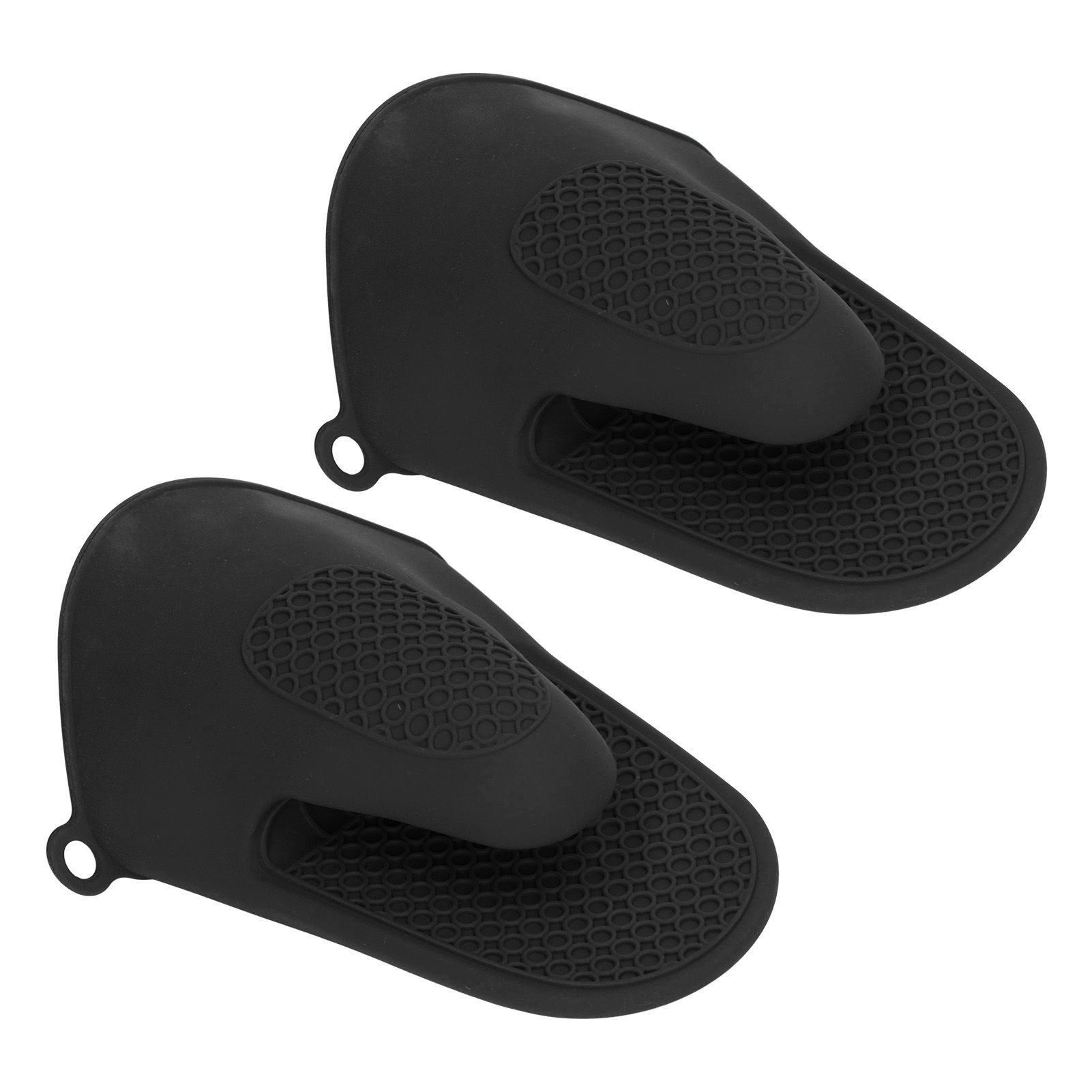 2pcs Oven Mitts Mini Silicone Thickened Anti Scalding Cooking Pinch Mitts for view 3