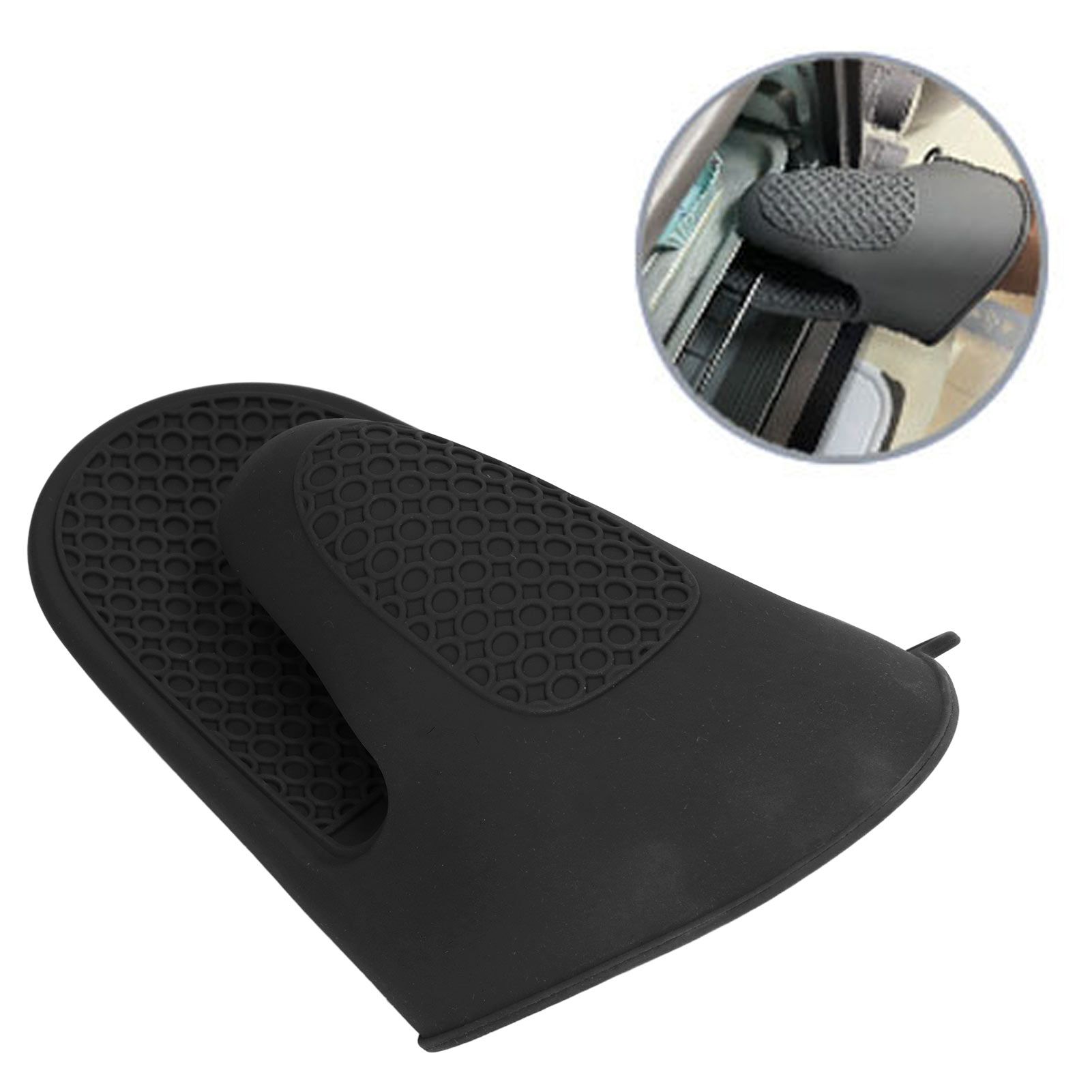 2pcs Oven Mitts Mini Silicone Thickened Anti Scalding Cooking Pinch Mitts for view 11