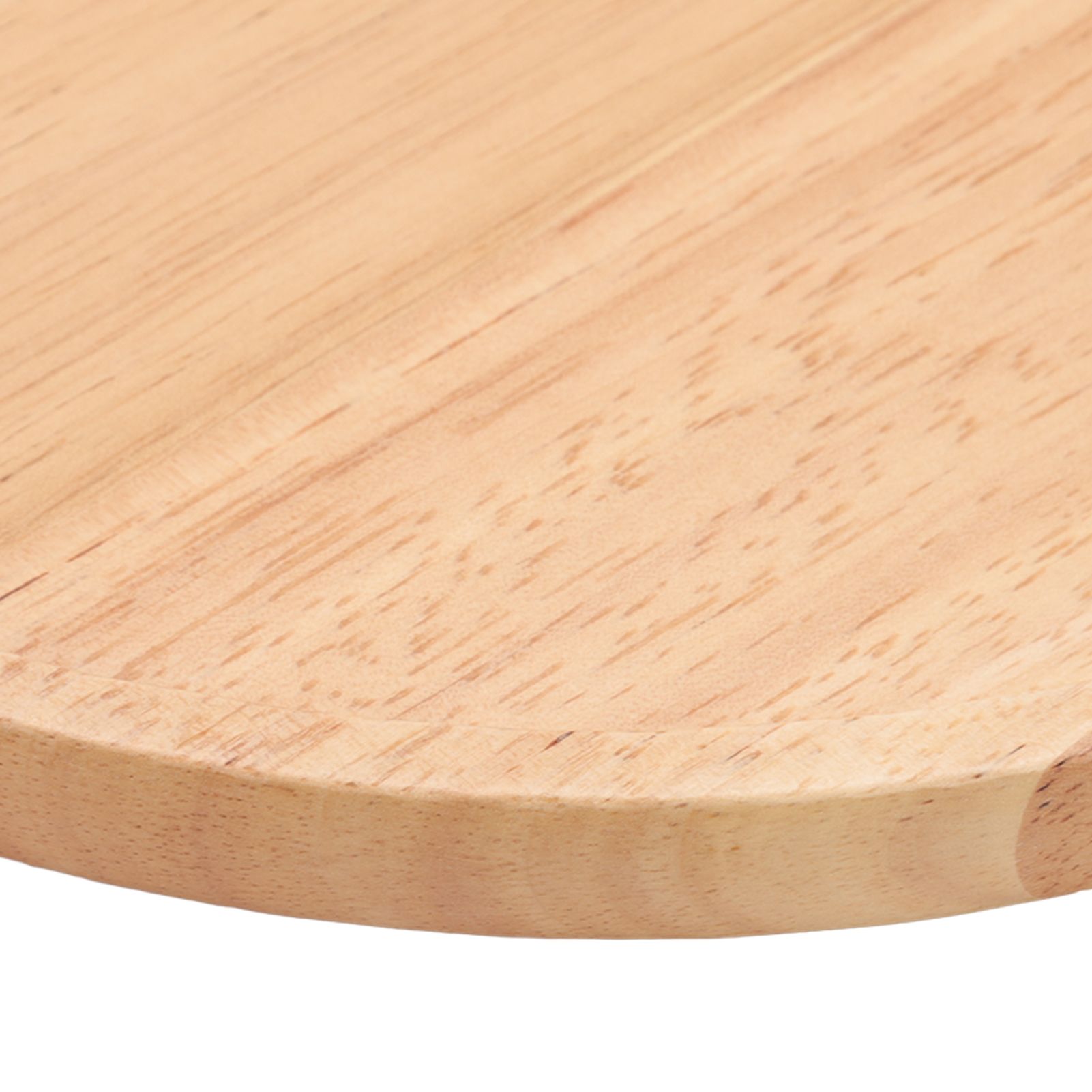 Round Pizza Tray Thick and Sturdy Rubber Wood Fruit Cutting Board for Kitchen view 14