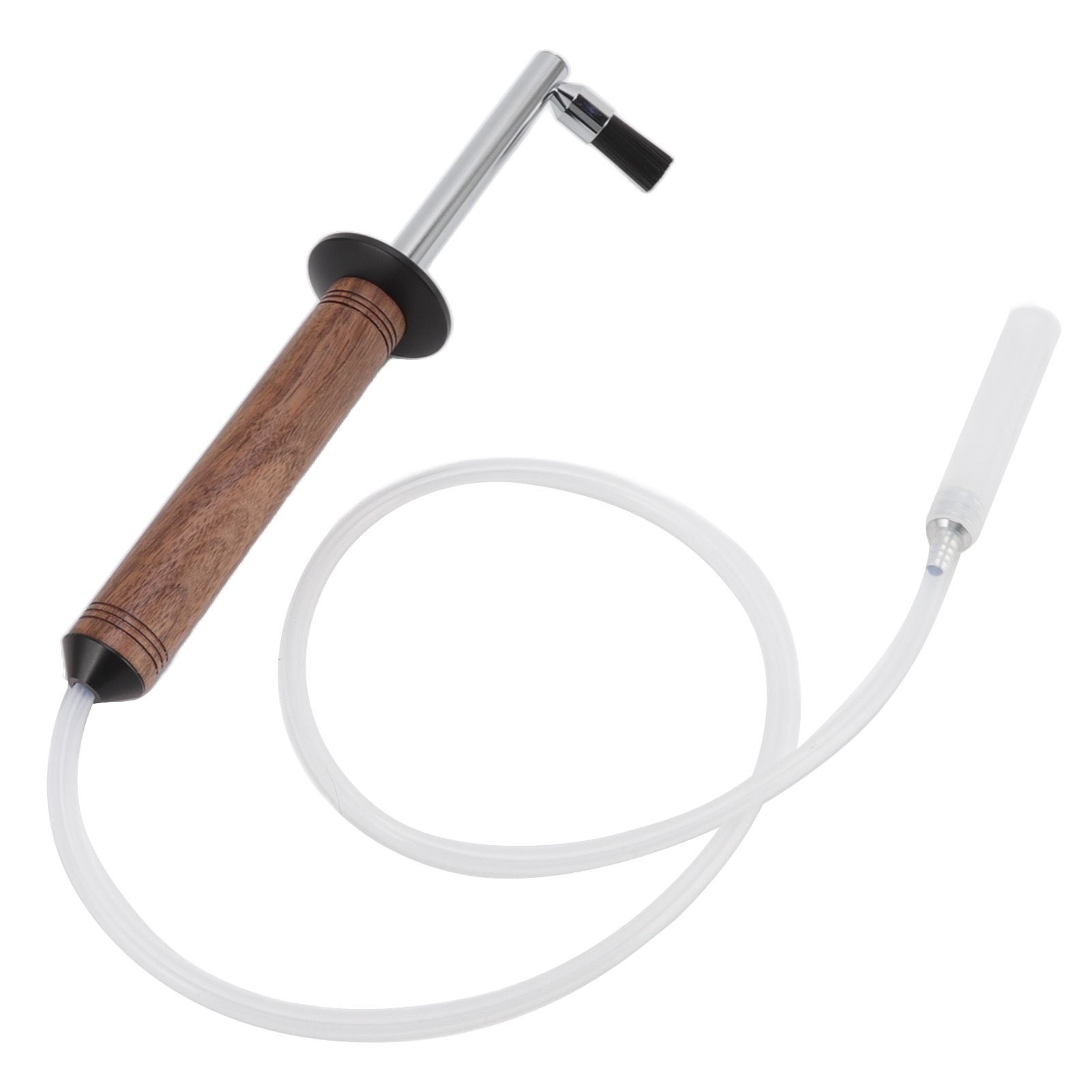 Coffee Machine Cleaning Brush High Temperature Resistance Wood Handle view 3
