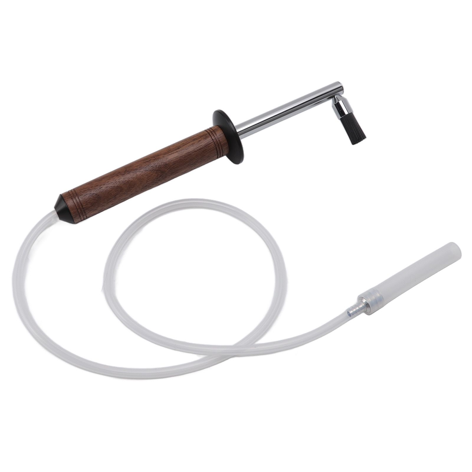 Coffee Machine Cleaning Brush High Temperature Resistance Wood Handle view 4