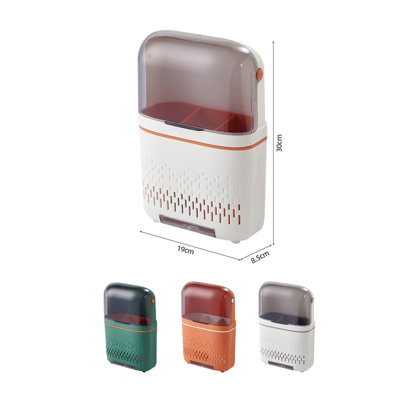 Kitchen Hanging Rack Rustproof Waterproof Compartmental Storage Cutlery view 5