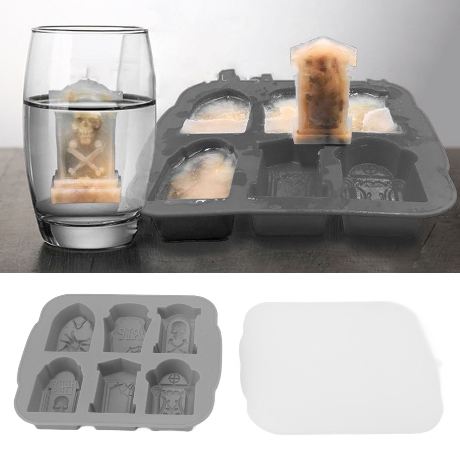 Ice Cube Silicone Cake Candy Chocolate Ice Cube Maker Tray Party Supplies for view 11