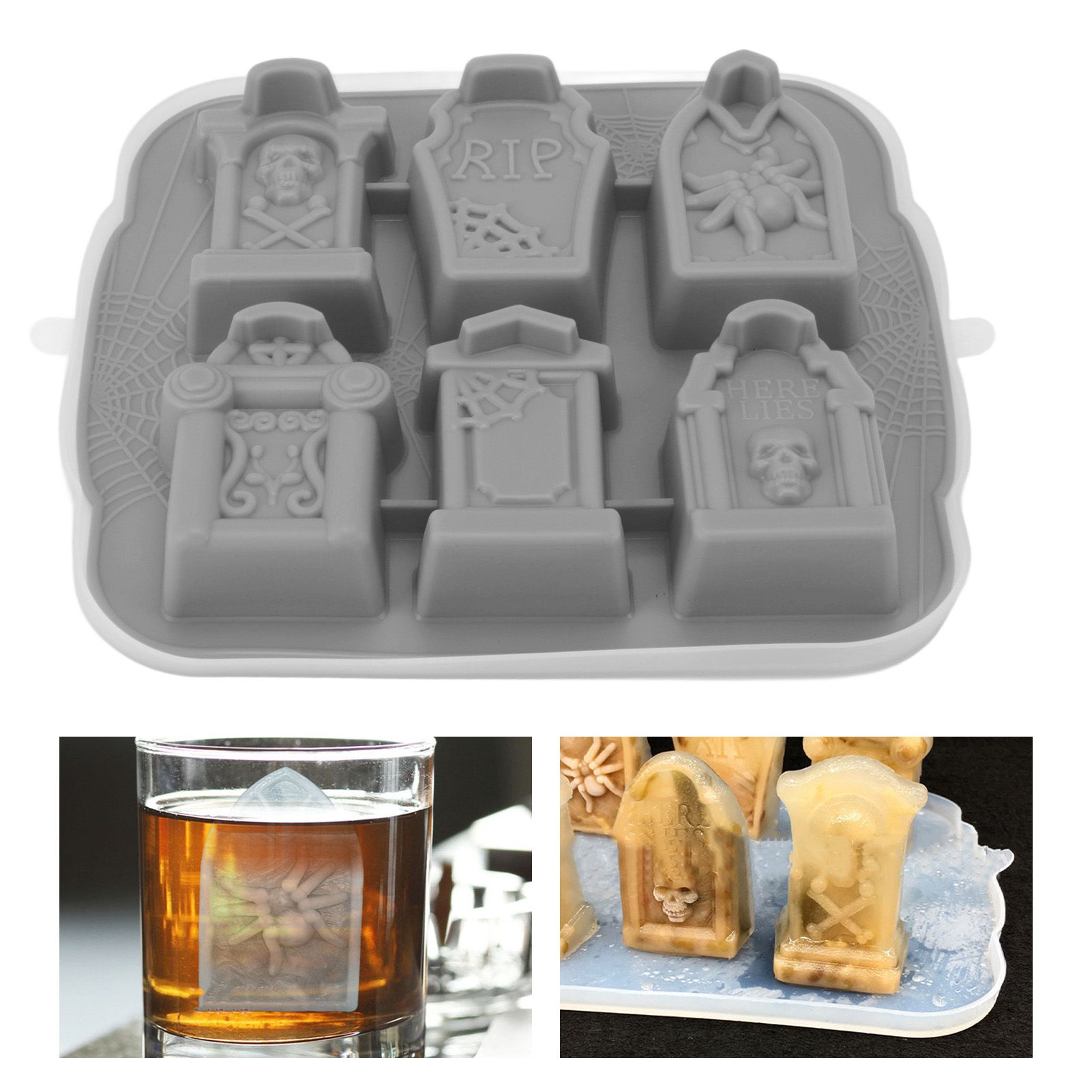 Ice Cube Silicone Cake Candy Chocolate Ice Cube Maker Tray Party Supplies for view 12