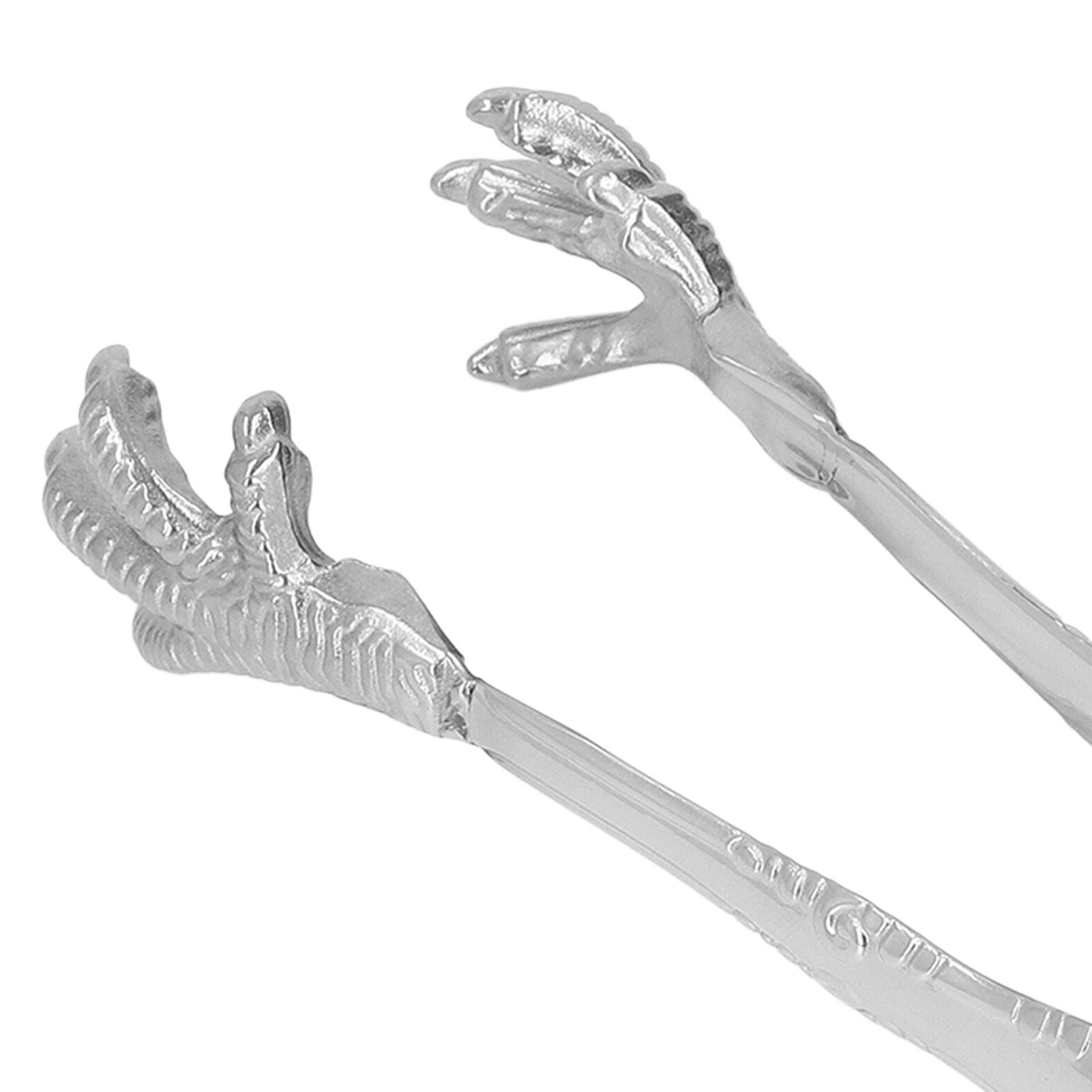 Eagle Claw Style Ice Tongs Food Grade Stainless Steel Prevents Slipping Ice view 13
