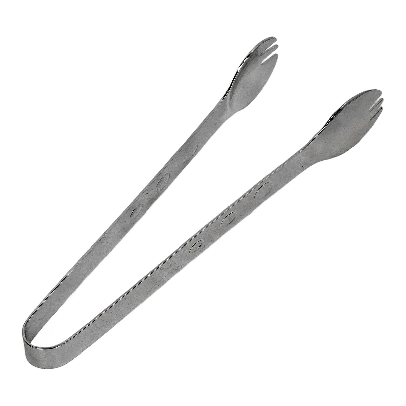 Stainless Steel Ice Tongs Food Grade Prevents Slipping Sugar Food Kitchen view 4