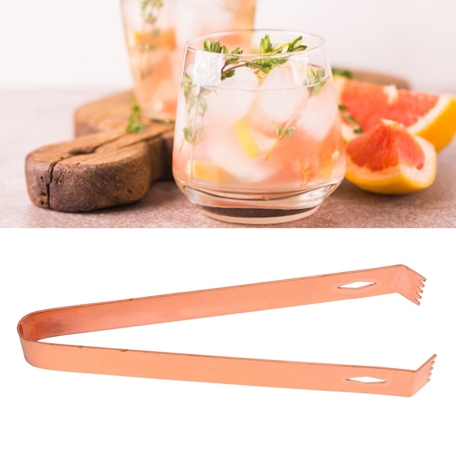 Cocktail Tong Thickened Rhombus Stainless Steel Food Ice Sugar Cube Tong for view 11