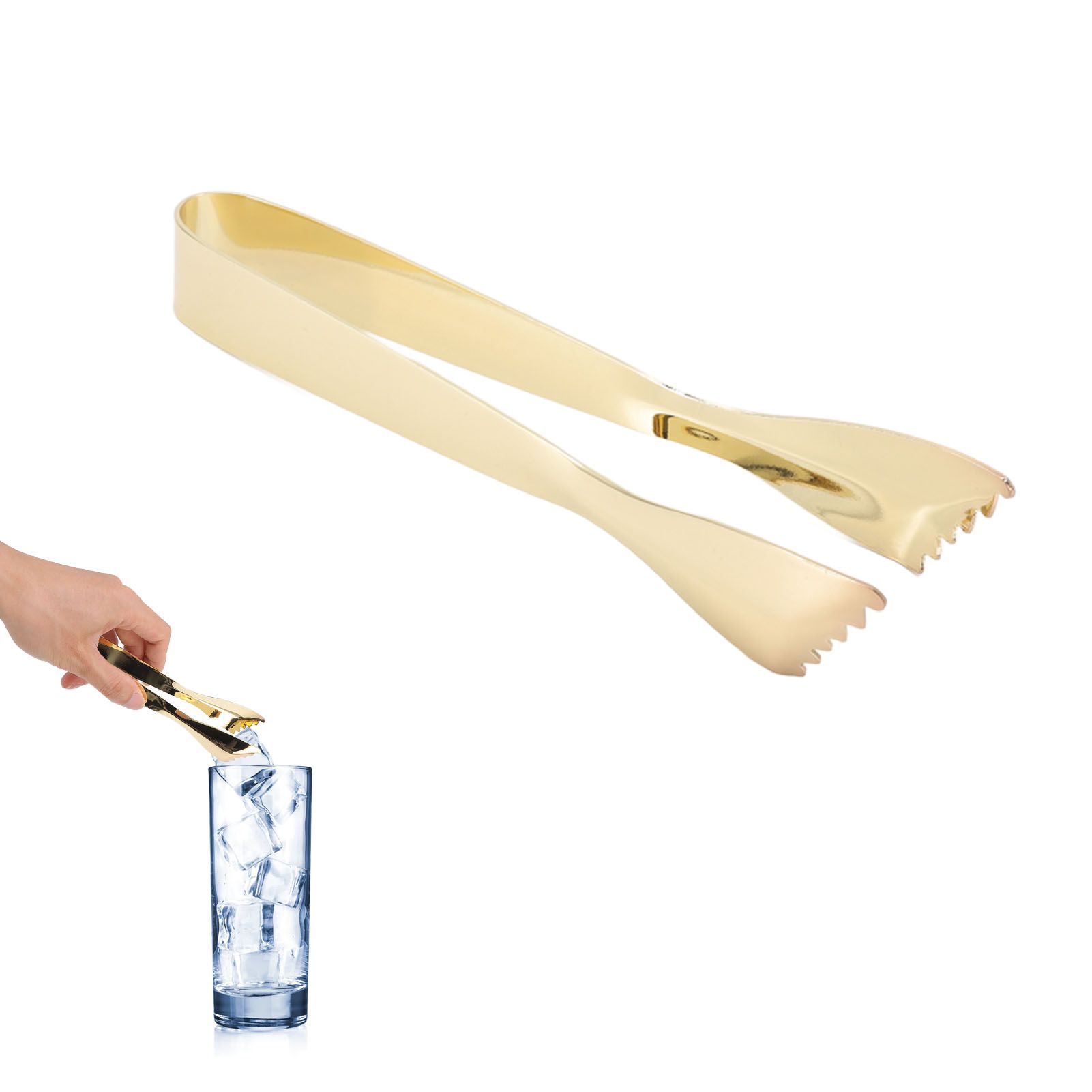 Ice Tongs Food Grade Thicken Stainless Steel Prevents Slipping Sugar Food view 12